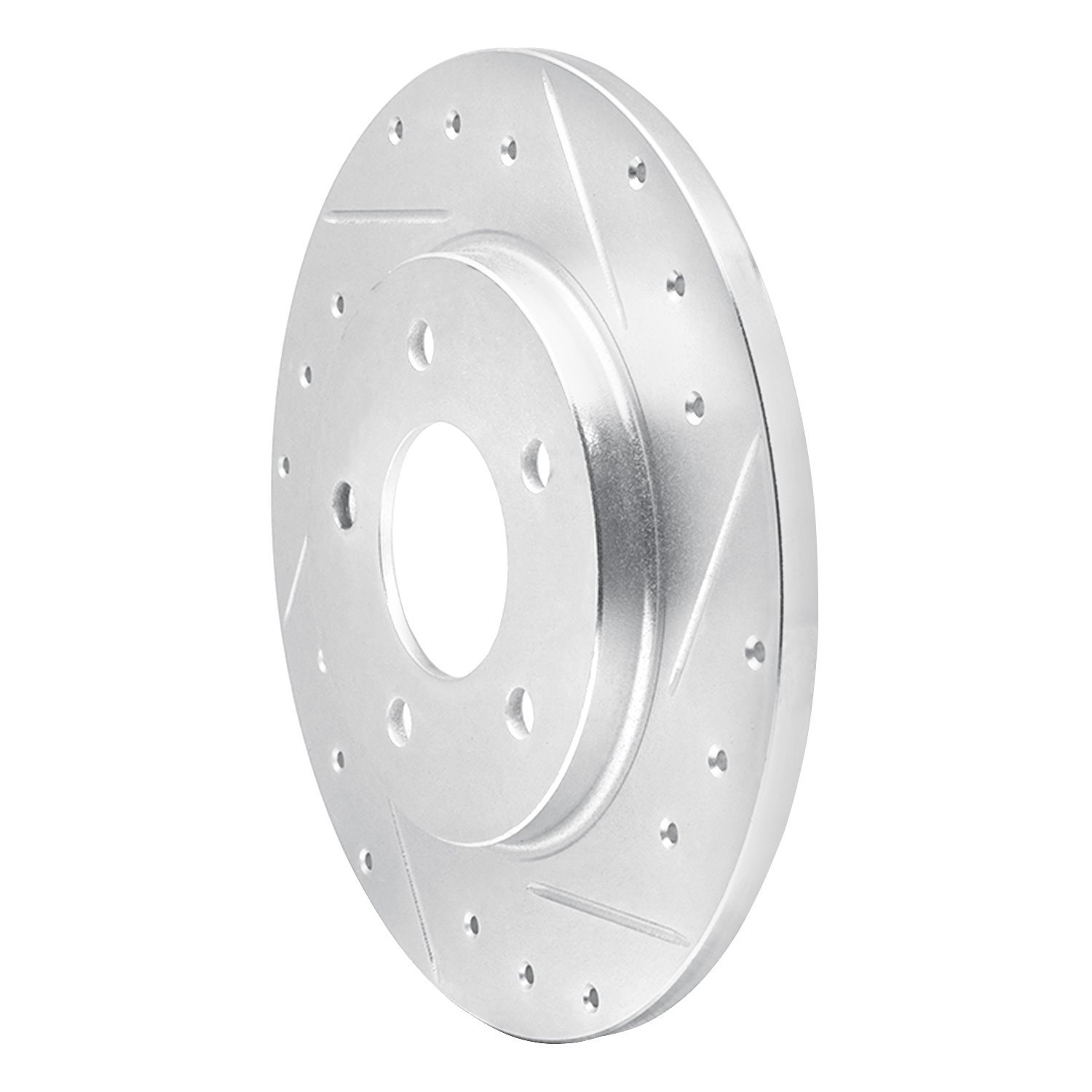 Drilled/Slotted Brake Rotor [Silver], 1994-1999 GM