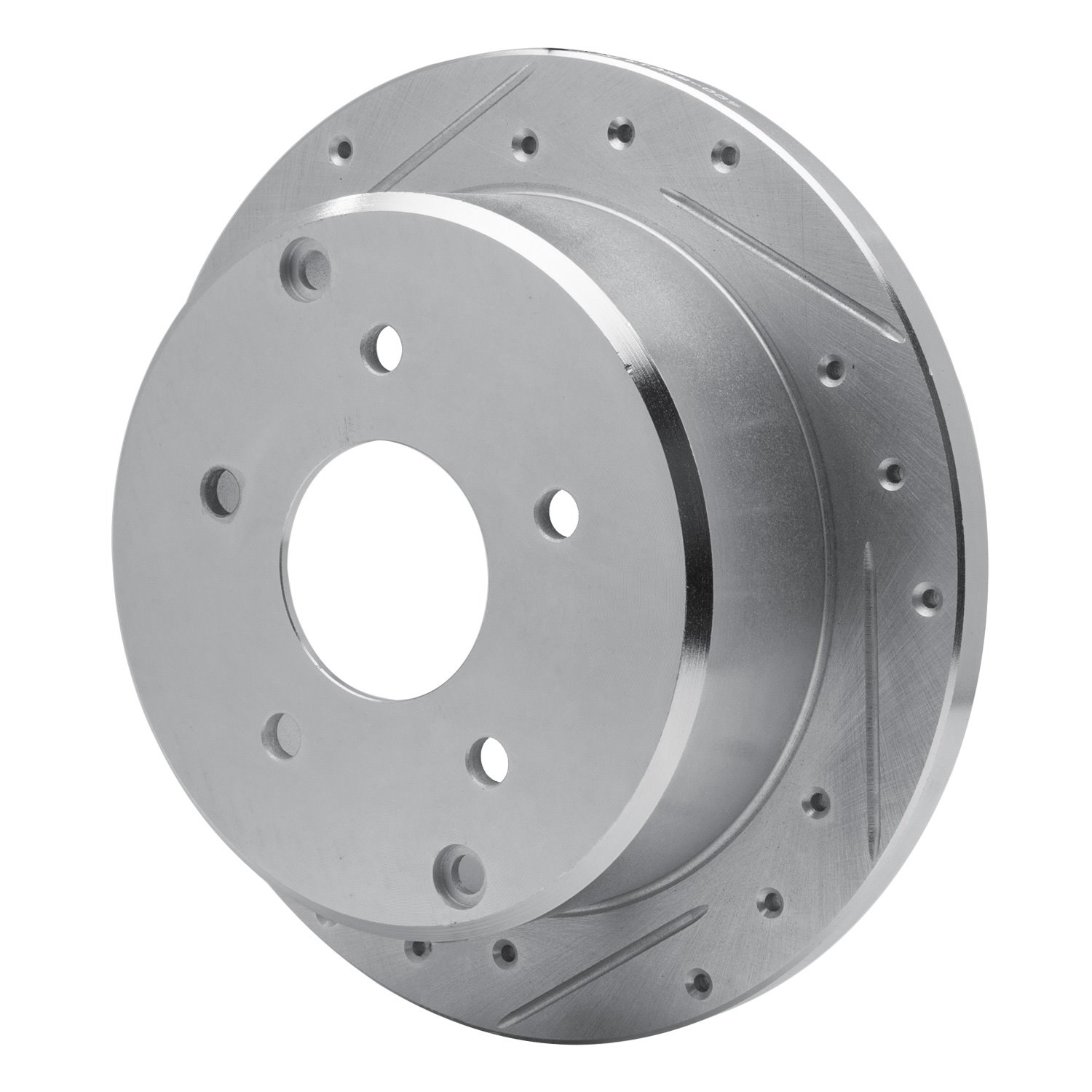 631-52014L Drilled/Slotted Brake Rotor [Silver], 2004-2004 GM, Position: Rear Left