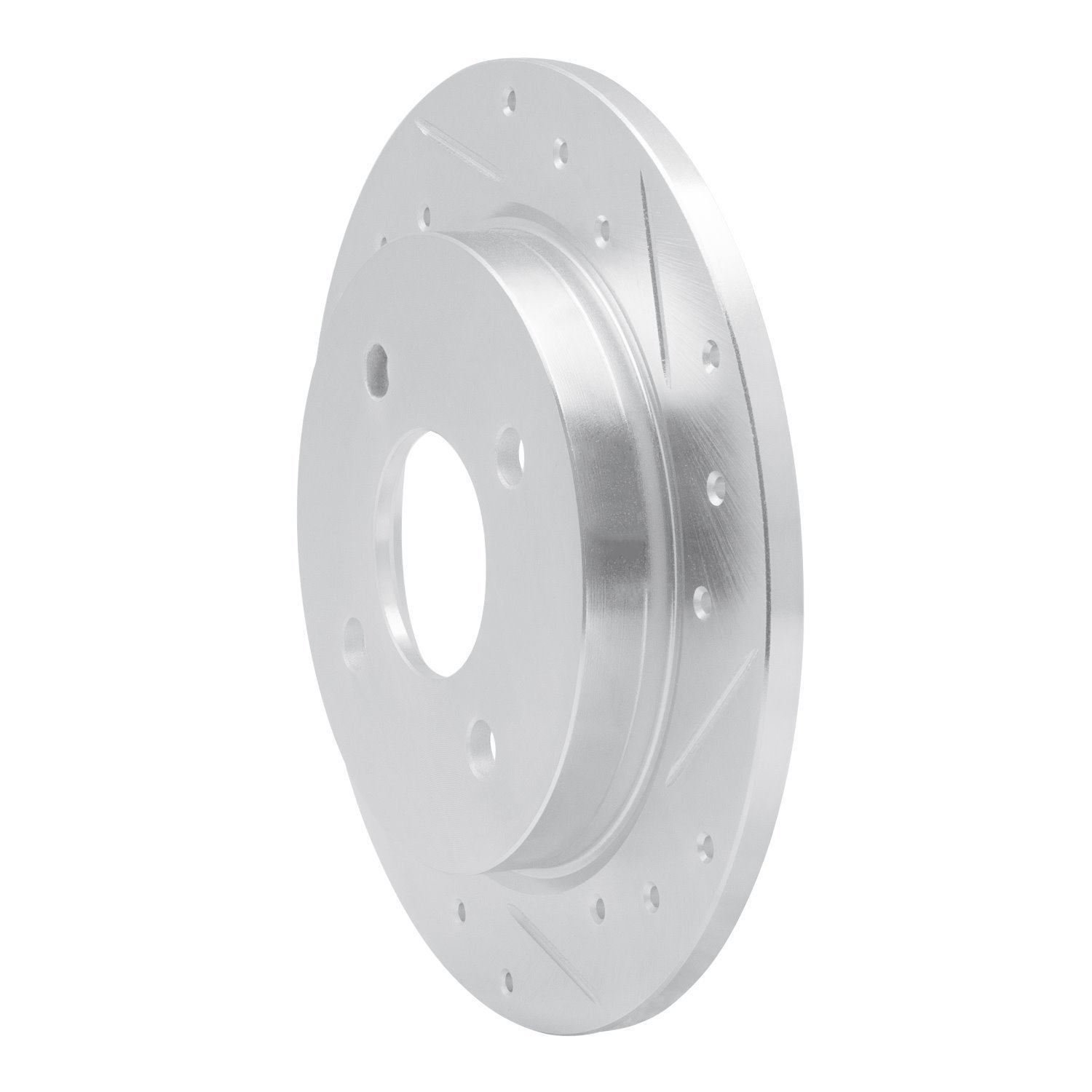 Drilled/Slotted Brake Rotor [Silver], 2001-2019