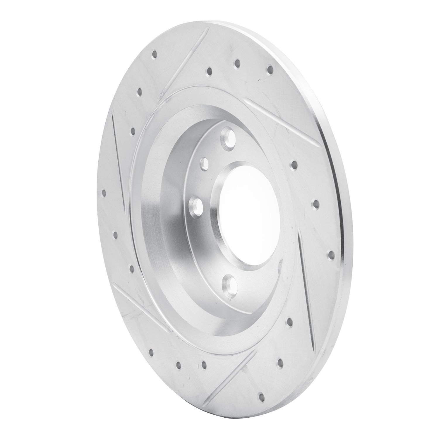 631-54064R Drilled/Slotted Brake Rotor [Silver], 1998-2015 Ford/Lincoln/Mercury/Mazda, Position: Rear Right