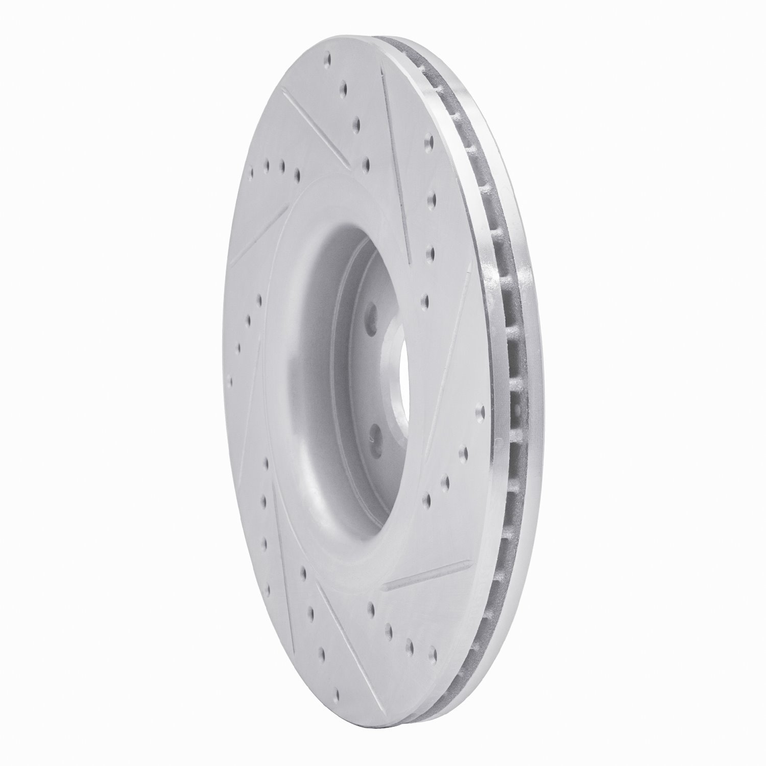 Drilled/Slotted Brake Rotor [Silver], 2014-2019