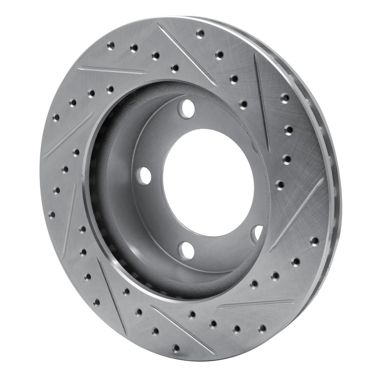 Drilled/Slotted Brake Rotor [Silver], 1994-1996