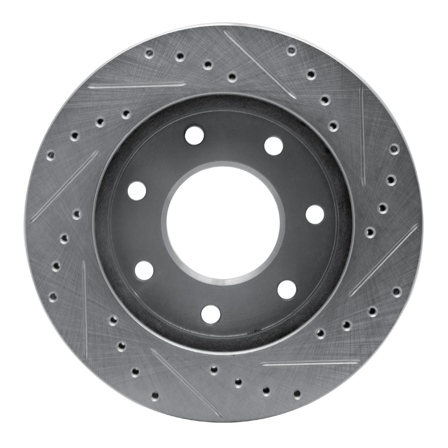 Drilled/Slotted Brake Rotor [Silver], 1997-2004