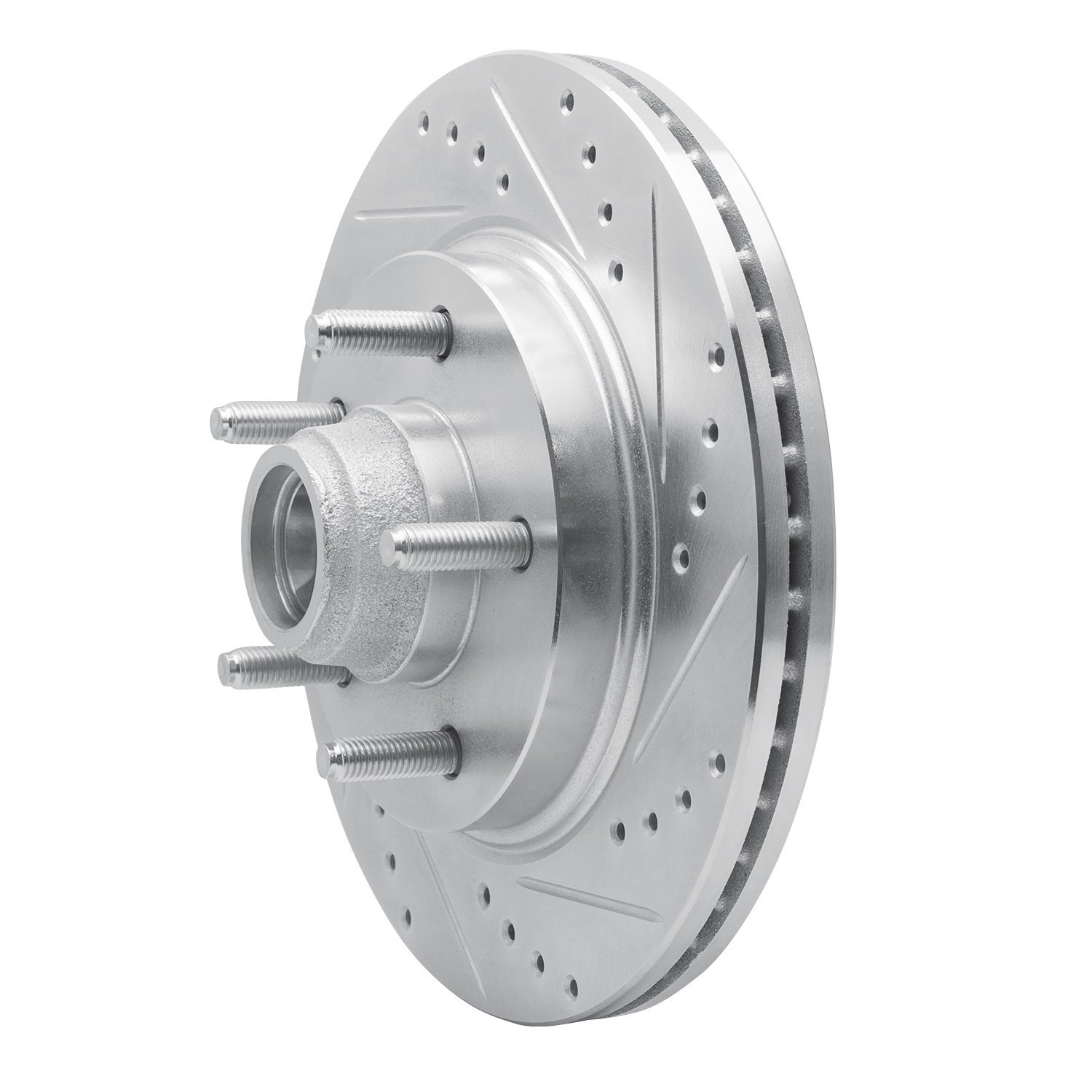 Drilled/Slotted Brake Rotor [Silver], 2000-2004