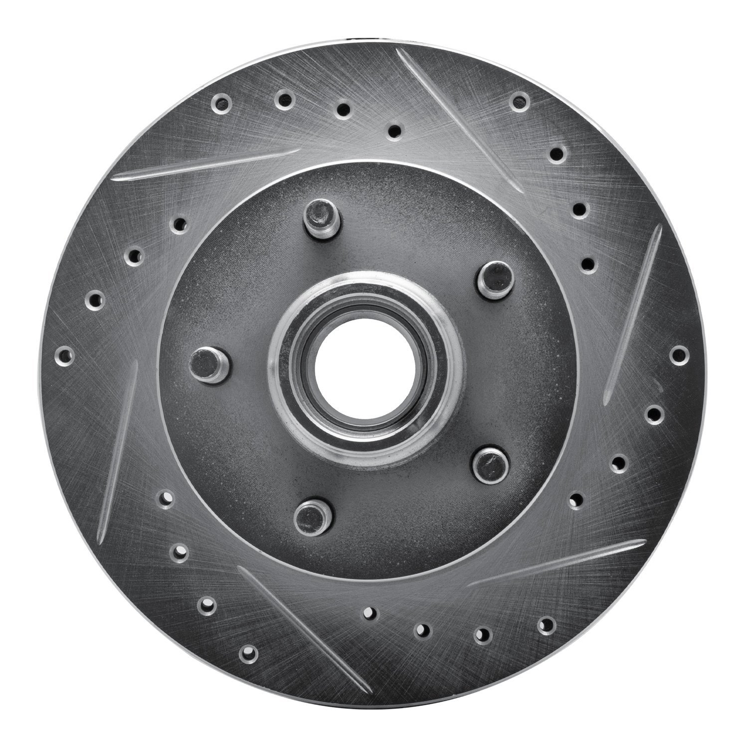 Drilled/Slotted Brake Rotor [Silver], 2004-2008