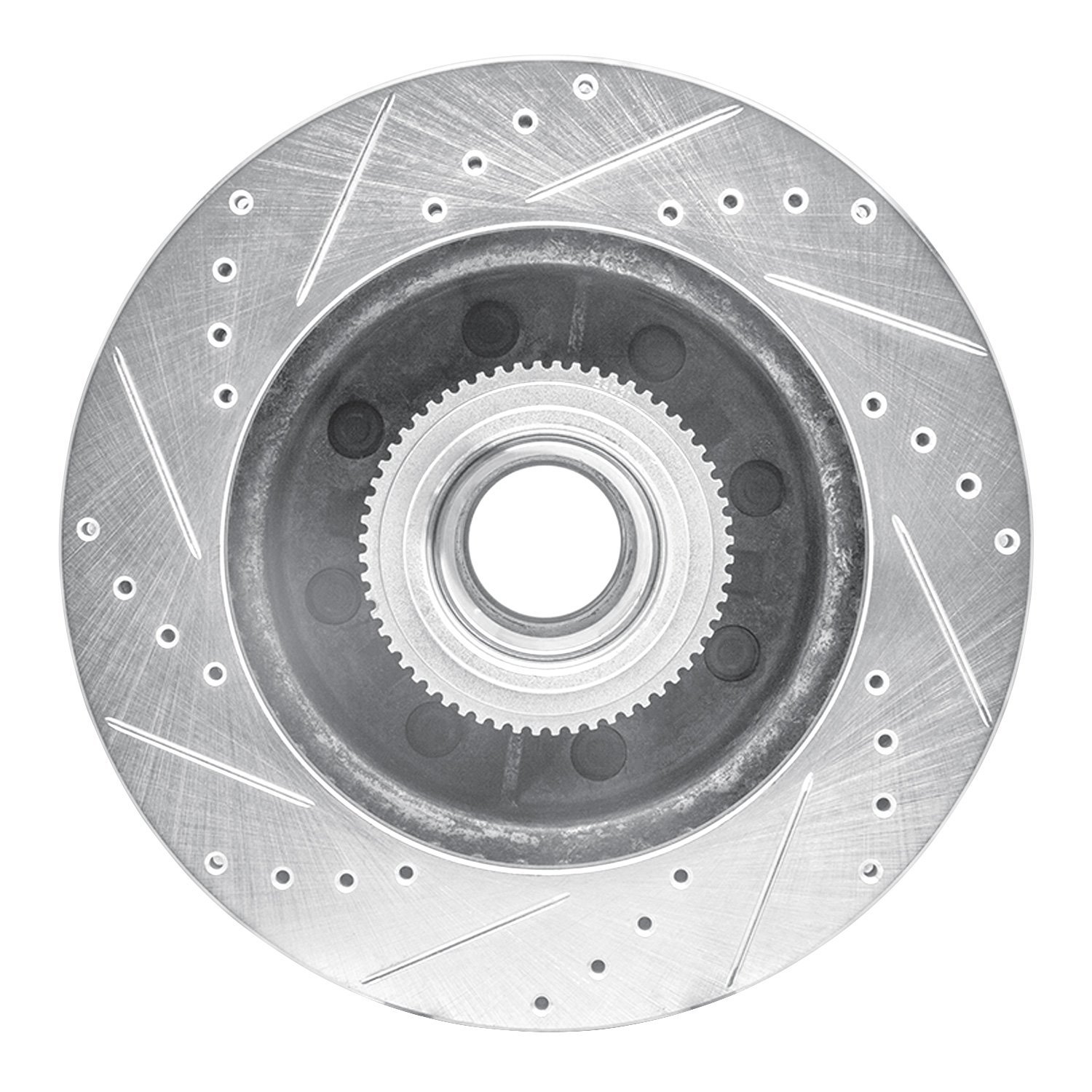 Drilled/Slotted Brake Rotor [Silver], 2006-2012