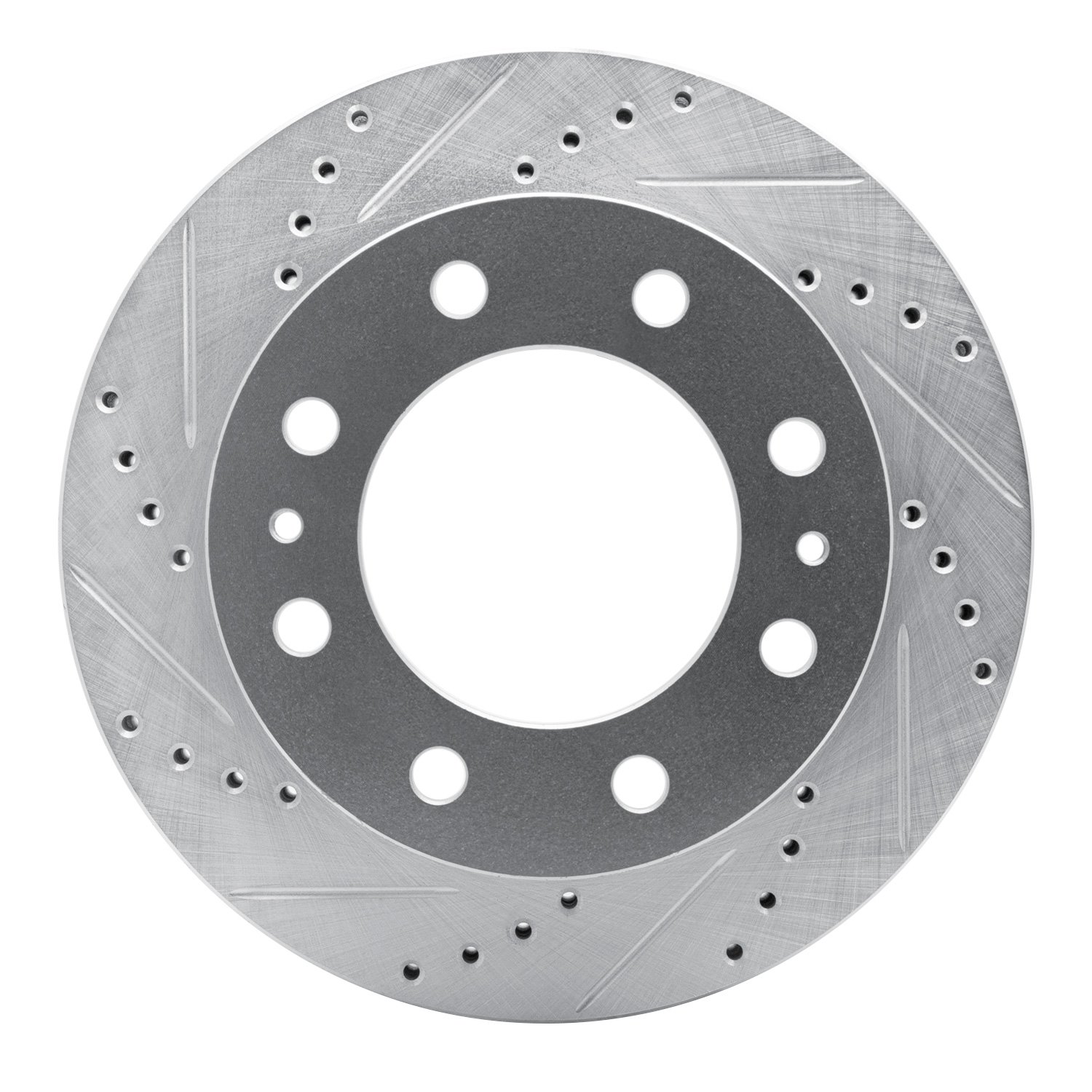 631-54226L Drilled/Slotted Brake Rotor [Silver], Fits Select Ford/Lincoln/Mercury/Mazda, Position: Front Left