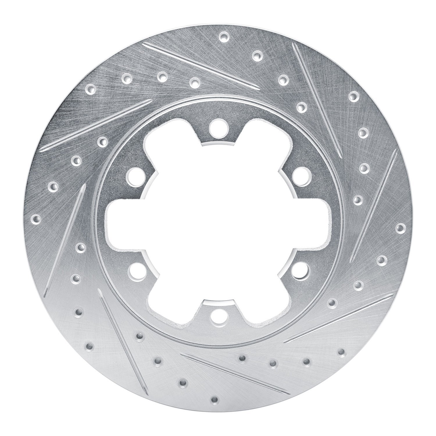 631-54229R Drilled/Slotted Brake Rotor [Silver], Fits Select Ford/Lincoln/Mercury/Mazda, Position: Rear Right