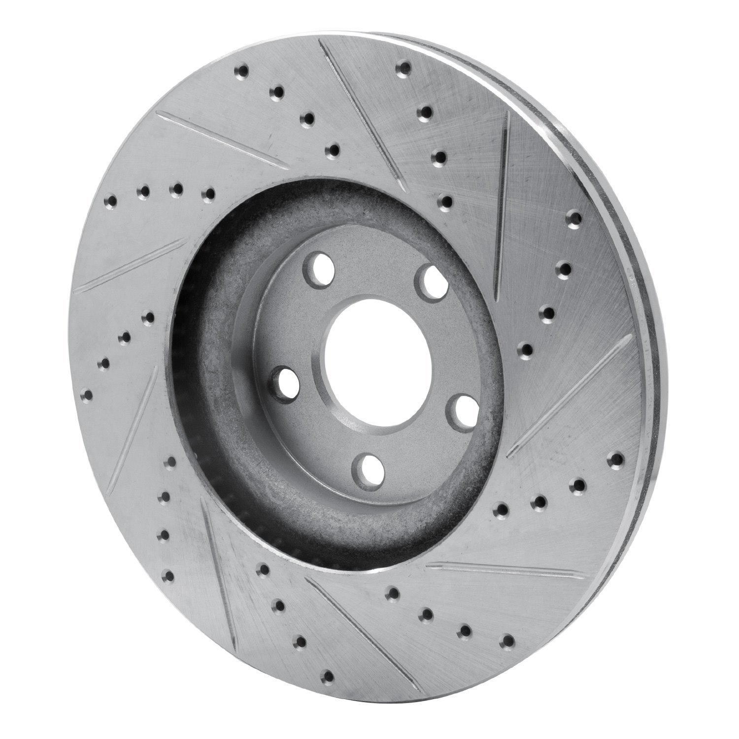 Drilled/Slotted Brake Rotor [Silver], 2017-2020