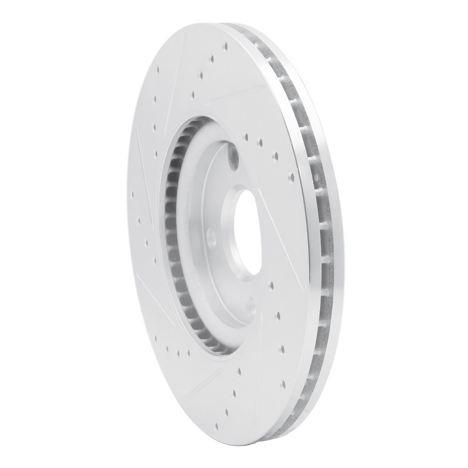 631-54268R Drilled/Slotted Brake Rotor [Silver], Fits Select Ford/Lincoln/Mercury/Mazda, Position: Front Right