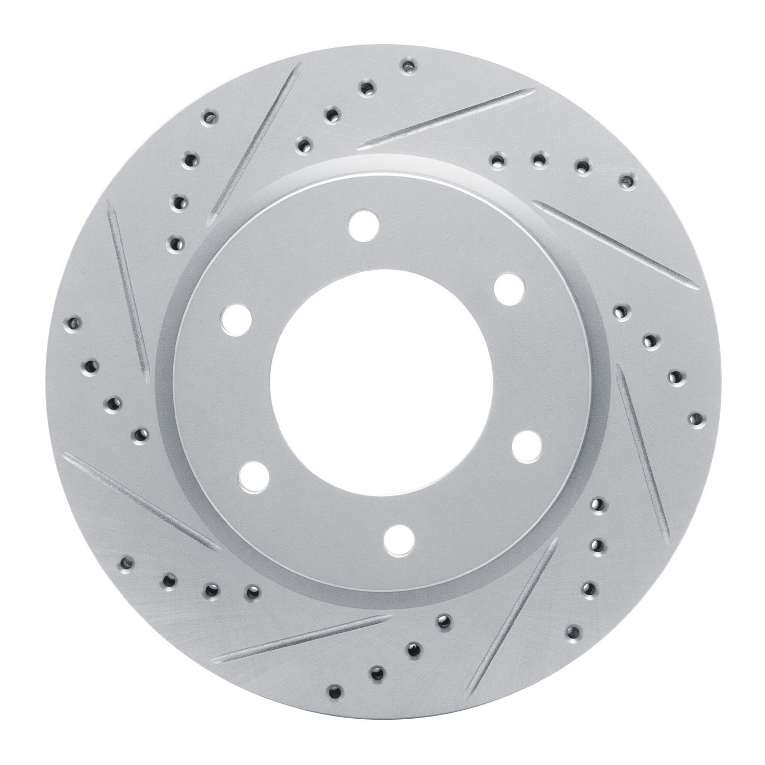 631-54275L Drilled/Slotted Brake Rotor [Silver], Fits Select Ford/Lincoln/Mercury/Mazda, Position: Front Left
