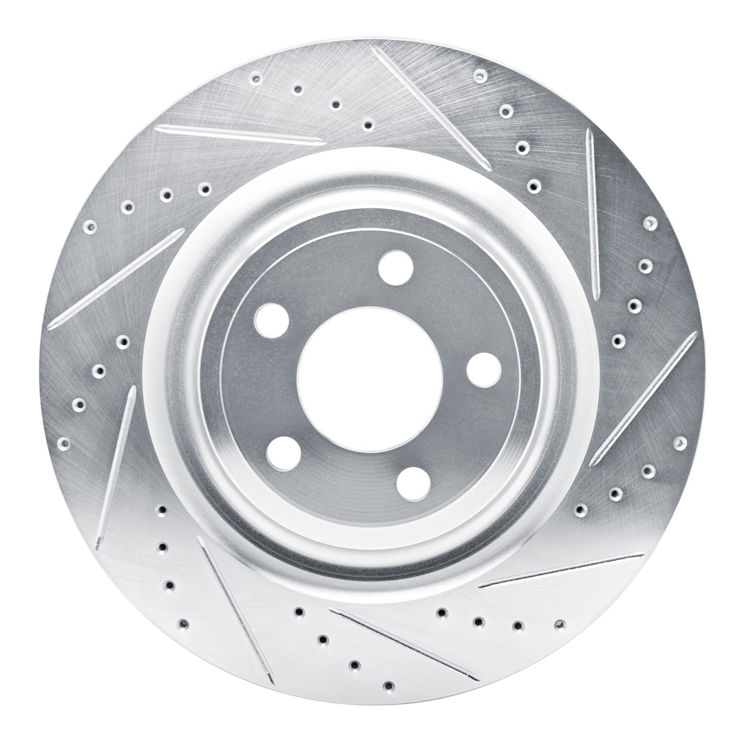 631-54278R Drilled/Slotted Brake Rotor [Silver], Fits Select Ford/Lincoln/Mercury/Mazda, Position: Rear Right