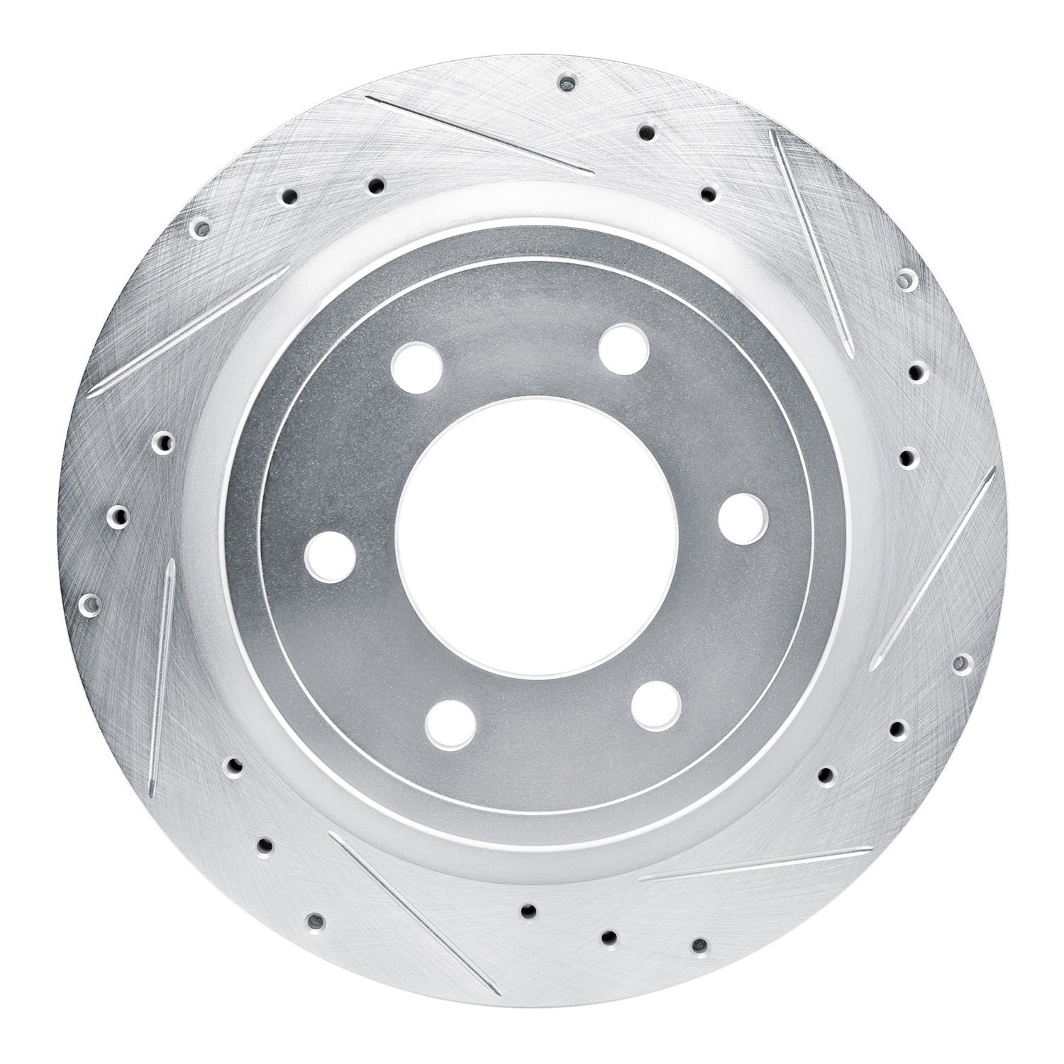 631-54289R Drilled/Slotted Brake Rotor [Silver], Fits Select Ford/Lincoln/Mercury/Mazda, Position: Rear Right