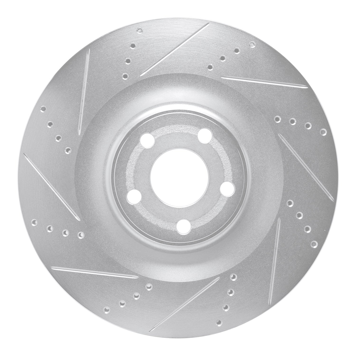 631-54295L Drilled/Slotted Brake Rotor [Silver], Fits Select Ford/Lincoln/Mercury/Mazda, Position: Front Left