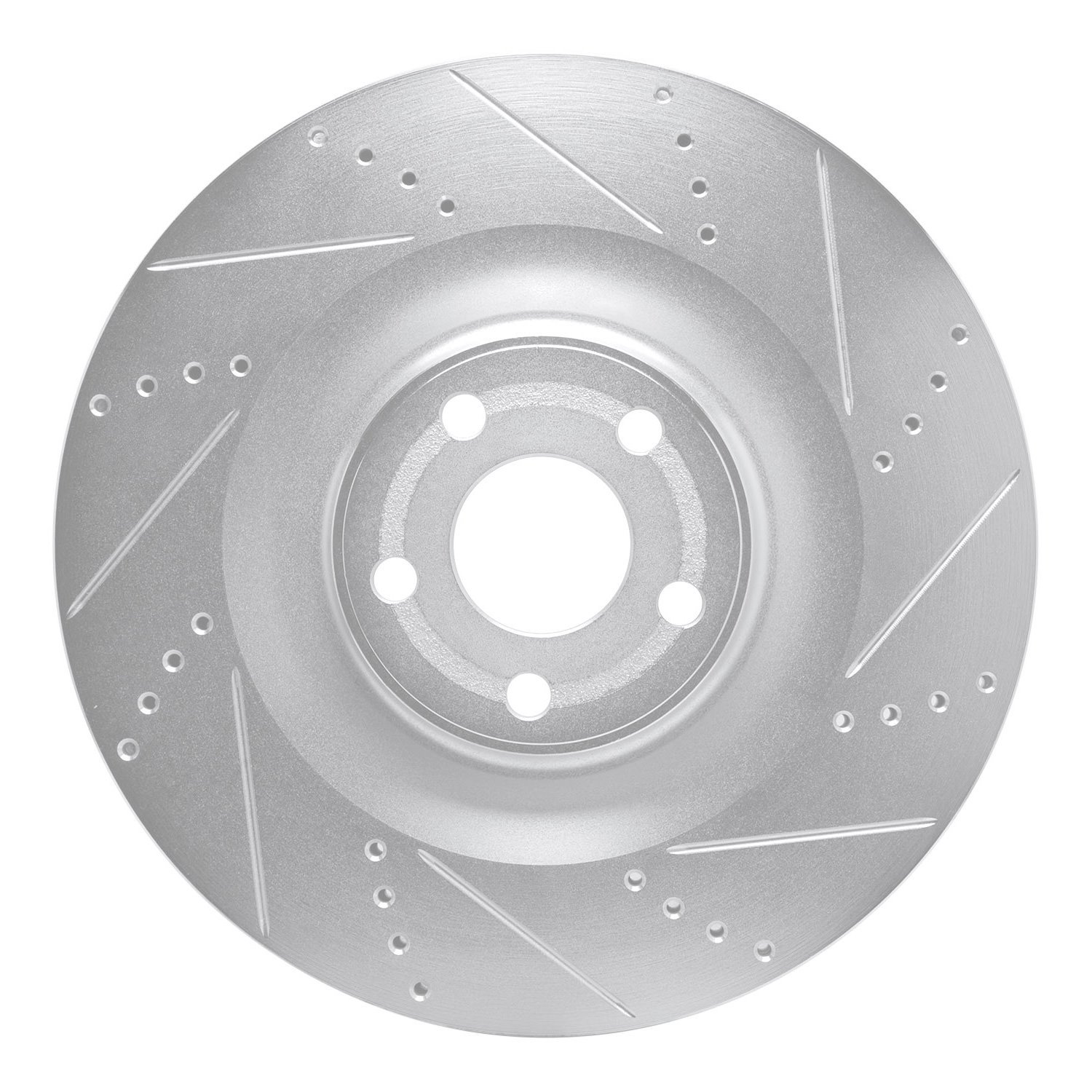 631-54295R Drilled/Slotted Brake Rotor [Silver], Fits Select Ford/Lincoln/Mercury/Mazda, Position: Front Right