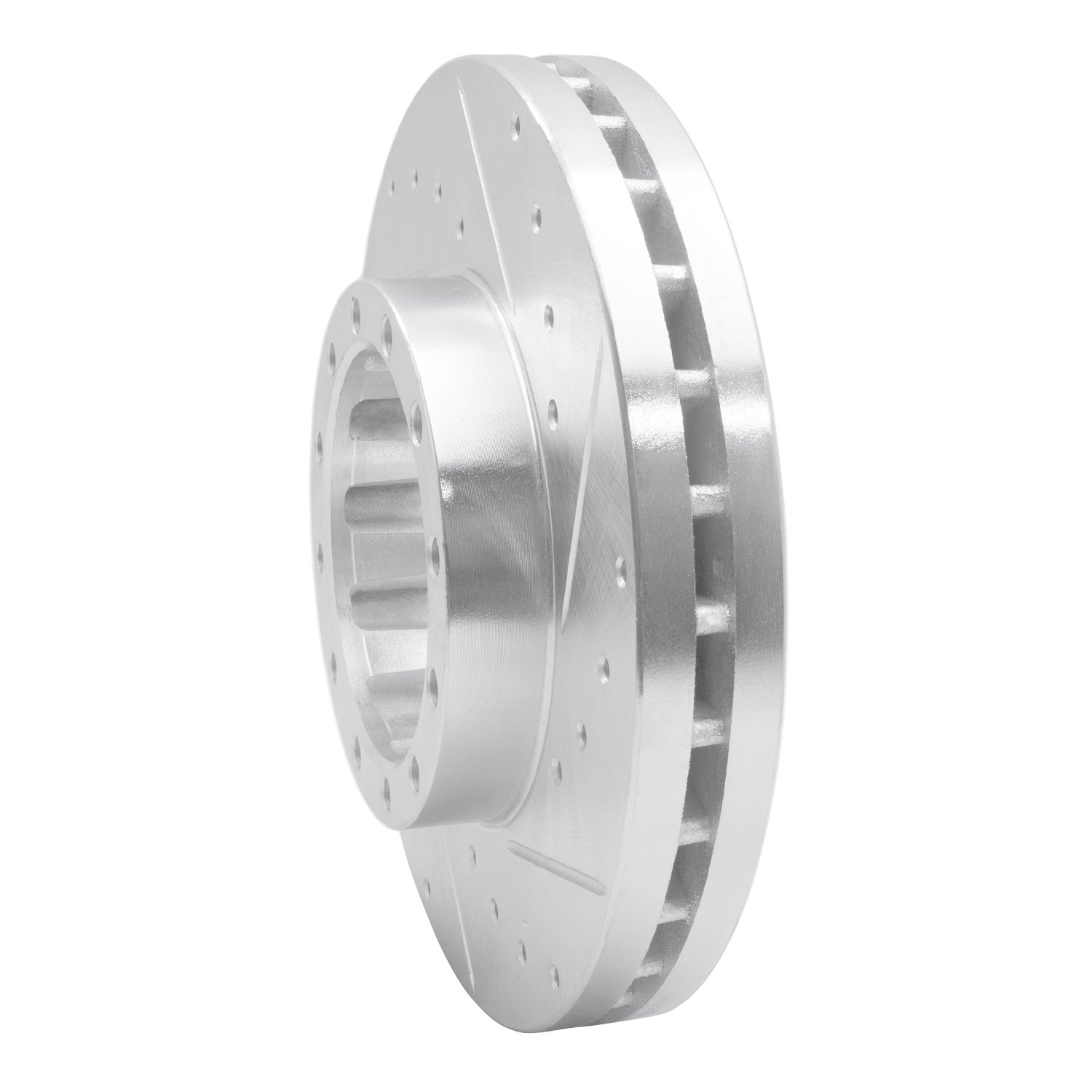 631-60003R Drilled/Slotted Brake Rotor [Silver], 1995-2018 Multiple Makes/Models, Position: Rr Right