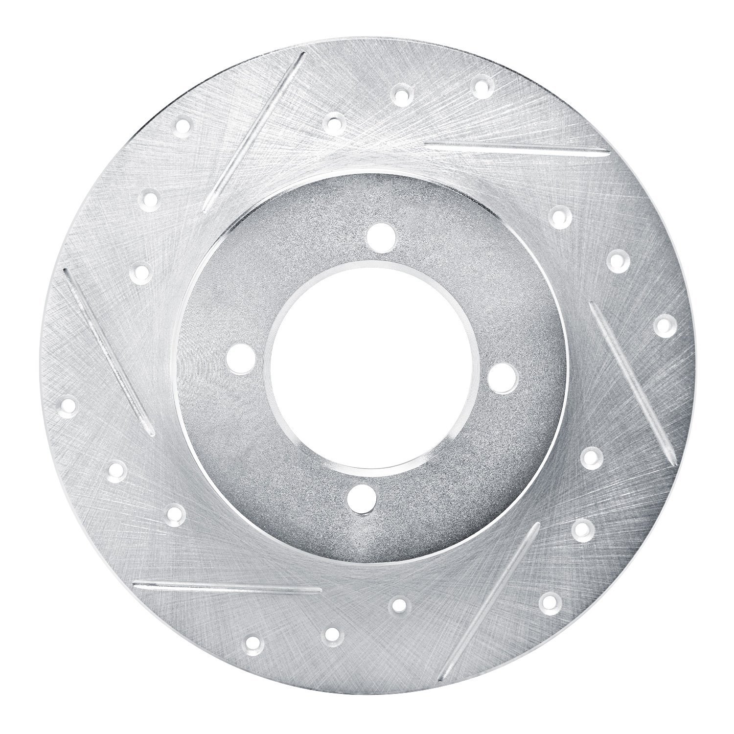 631-67002L Drilled/Slotted Brake Rotor [Silver], 1975-1982 Infiniti/Nissan, Position: Front Left