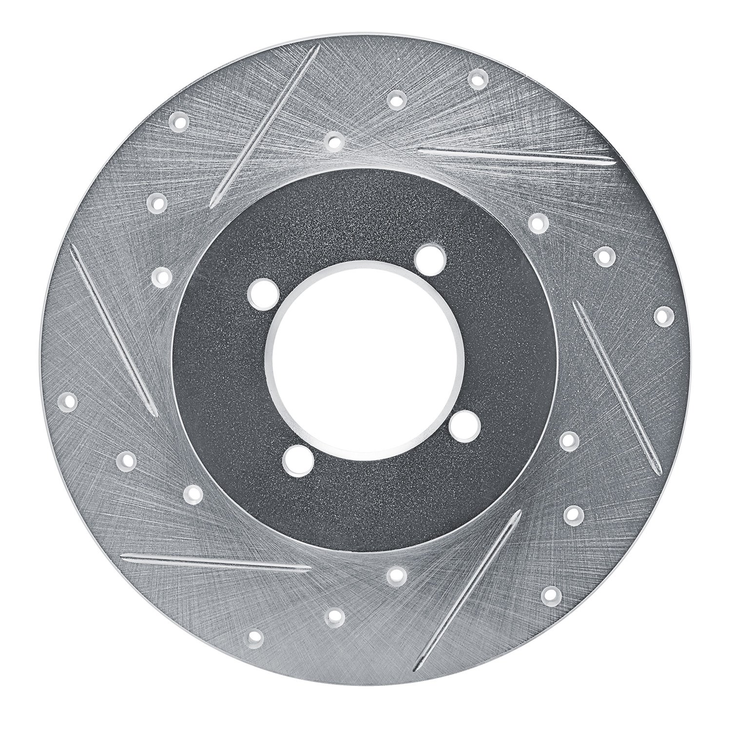631-67007L Drilled/Slotted Brake Rotor [Silver], 1977-1980 Infiniti/Nissan, Position: Front Left
