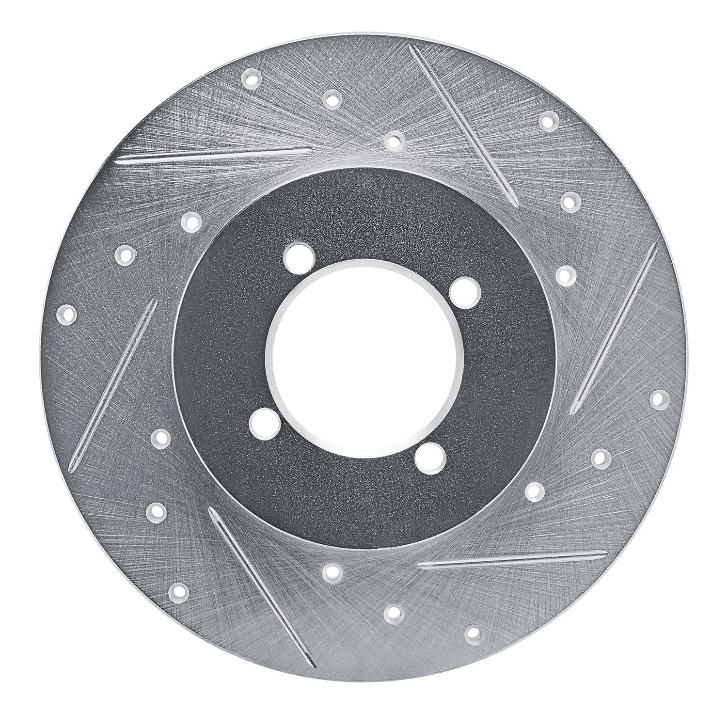 631-67007R Drilled/Slotted Brake Rotor [Silver], 1977-1980 Infiniti/Nissan, Position: Front Right