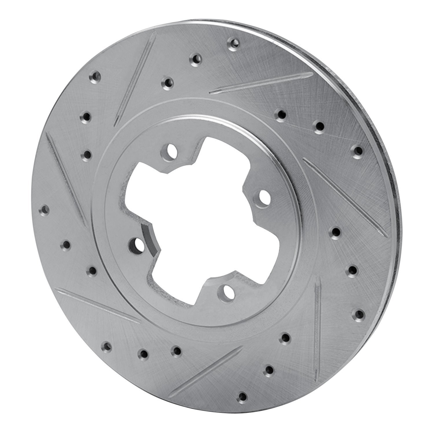 631-67008L Drilled/Slotted Brake Rotor [Silver], 1981-1988 Infiniti/Nissan, Position: Front Left