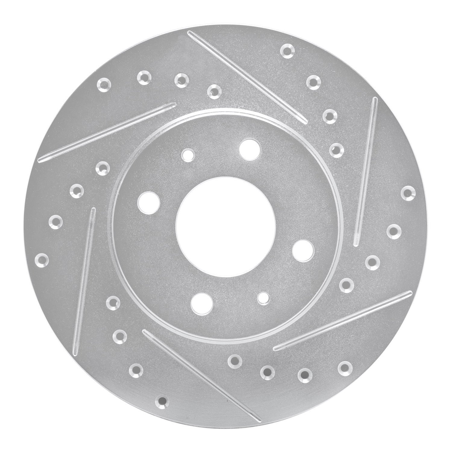 631-67041R Drilled/Slotted Brake Rotor [Silver], 1991-1994 Infiniti/Nissan, Position: Front Right