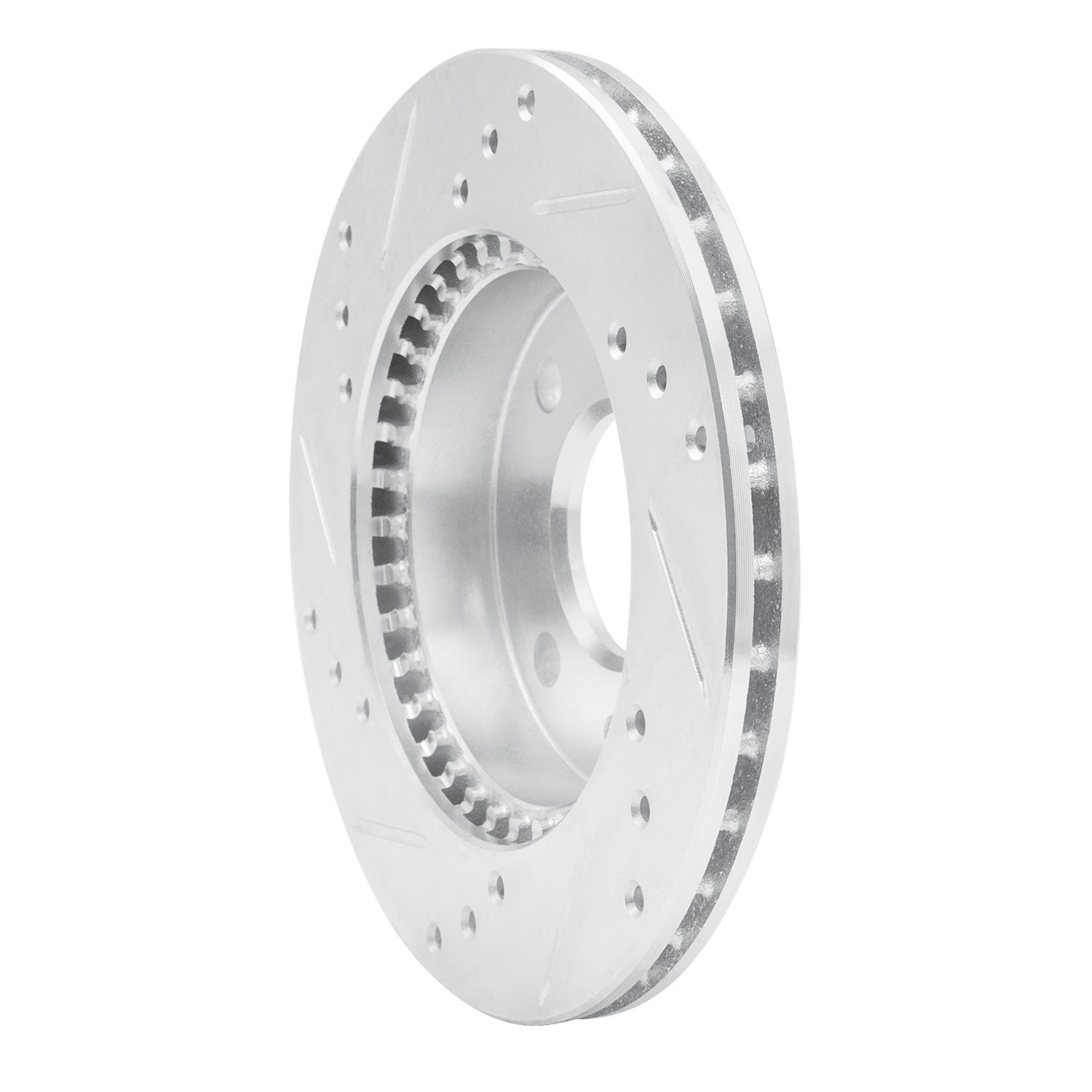 631-67044R Drilled/Slotted Brake Rotor [Silver], 1995-2000 Infiniti/Nissan, Position: Front Right