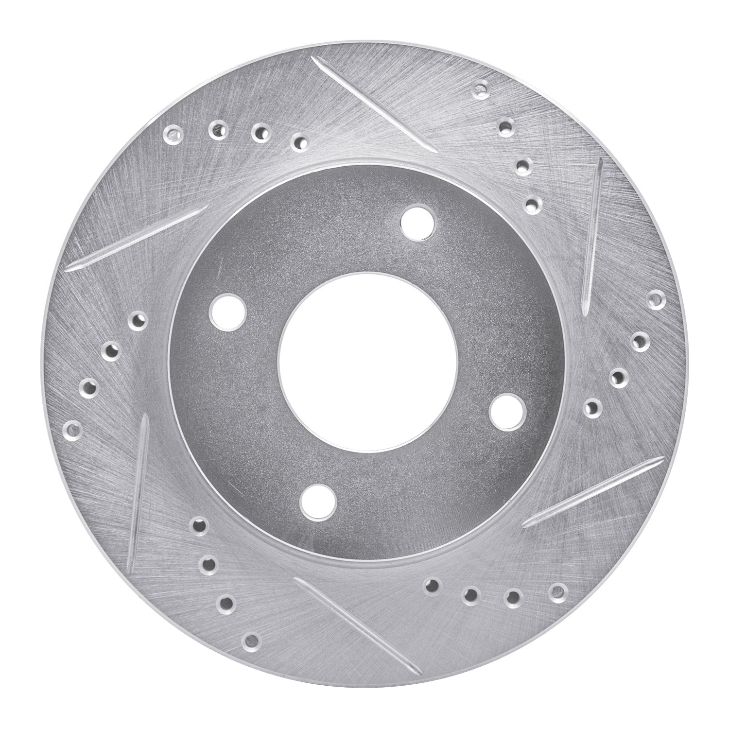 631-67062R Drilled/Slotted Brake Rotor [Silver], 2007-2017 Infiniti/Nissan, Position: Front Right