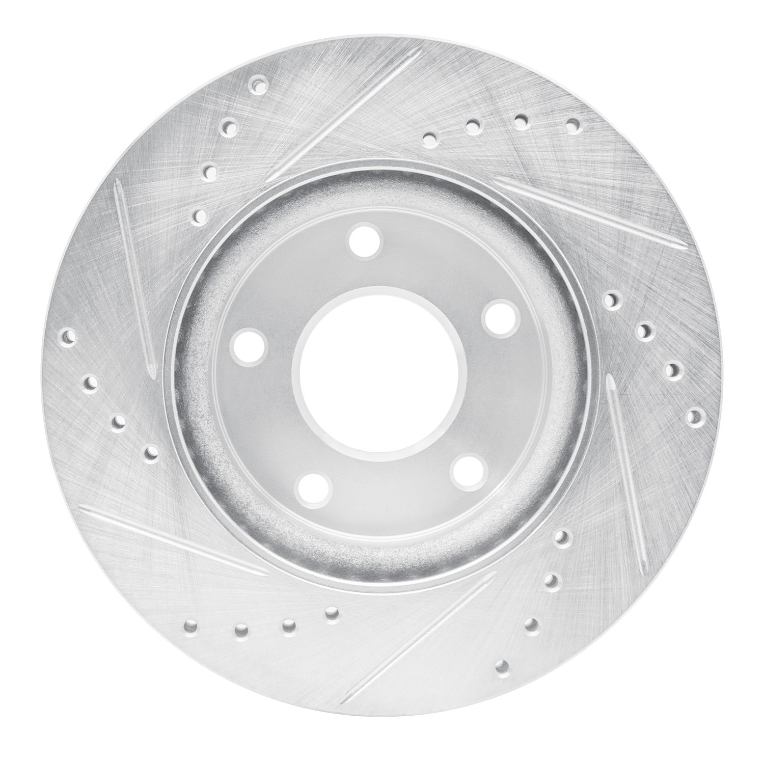 631-67064R Drilled/Slotted Brake Rotor [Silver], 2013-2019 Infiniti/Nissan, Position: Front Right