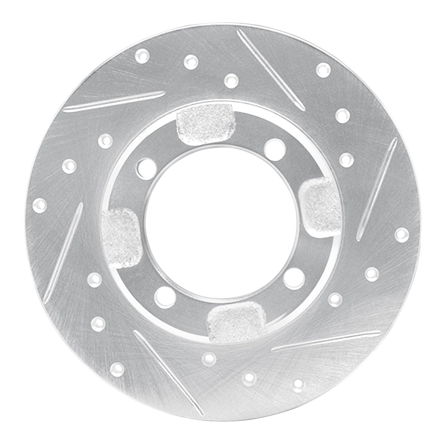 631-72019R Drilled/Slotted Brake Rotor [Silver], 1991-1992 Multiple Makes/Models, Position: Front Right