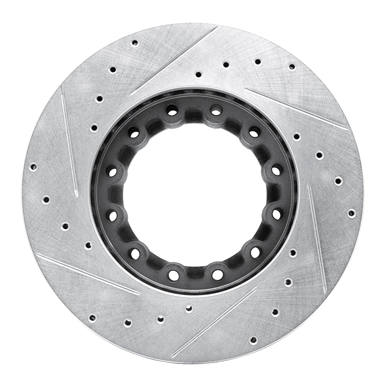 631-72068R Drilled/Slotted Brake Rotor [Silver], 2005-2020 Multiple Makes/Models, Position: Rear Right,Rr Right