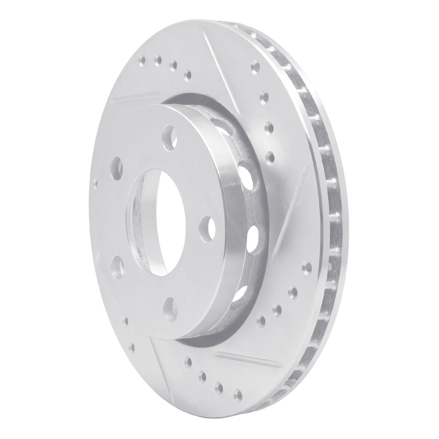 631-73024R Drilled/Slotted Brake Rotor [Silver], 2000-2002 Audi/Volkswagen, Position: Rear Right