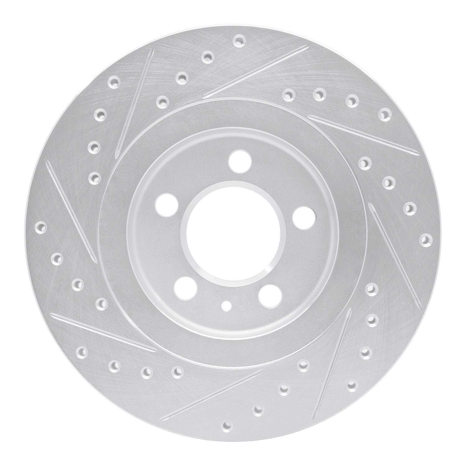 631-74009R Drilled/Slotted Brake Rotor [Silver], 1992-1995 Audi/Volkswagen, Position: Front Right