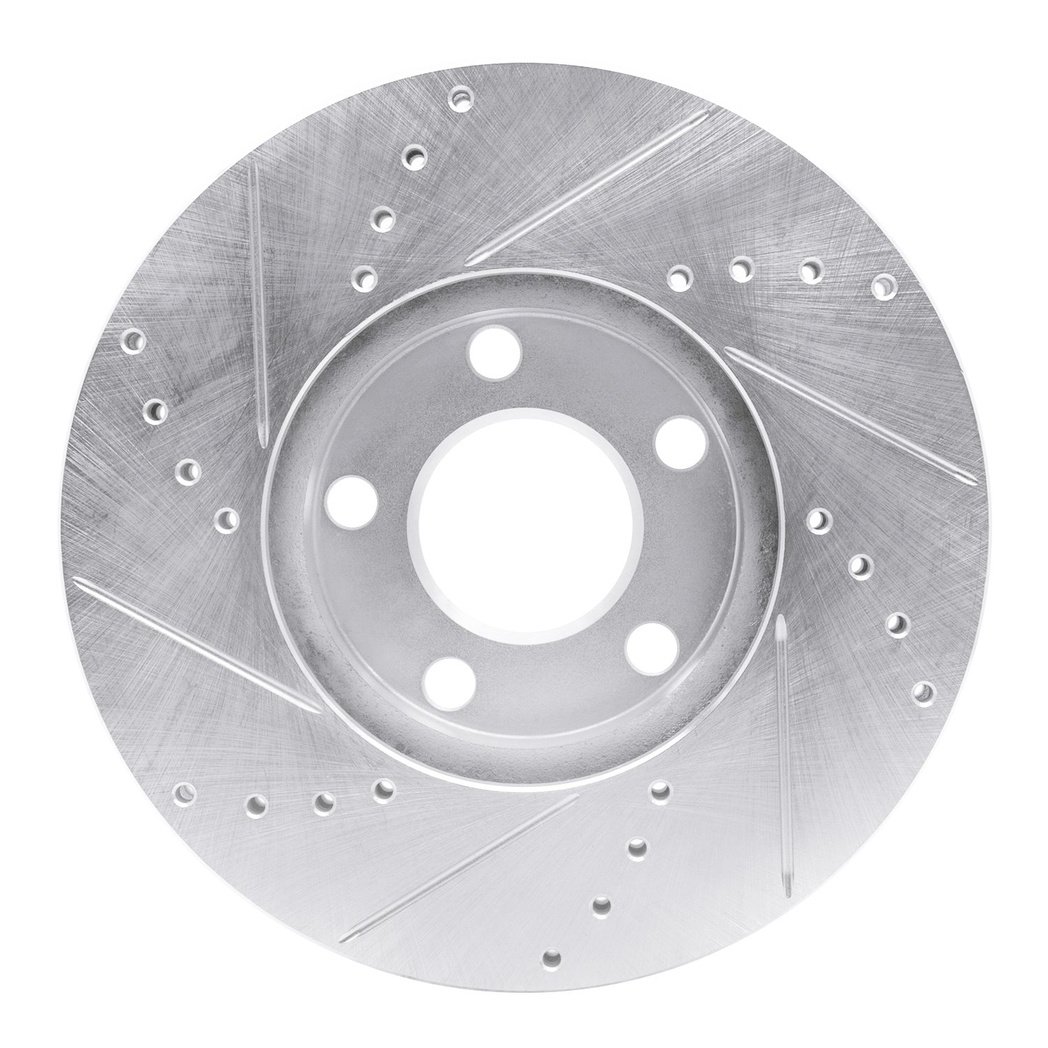 631-74017R Drilled/Slotted Brake Rotor [Silver], 1998-1998 Audi/Volkswagen, Position: Front Right