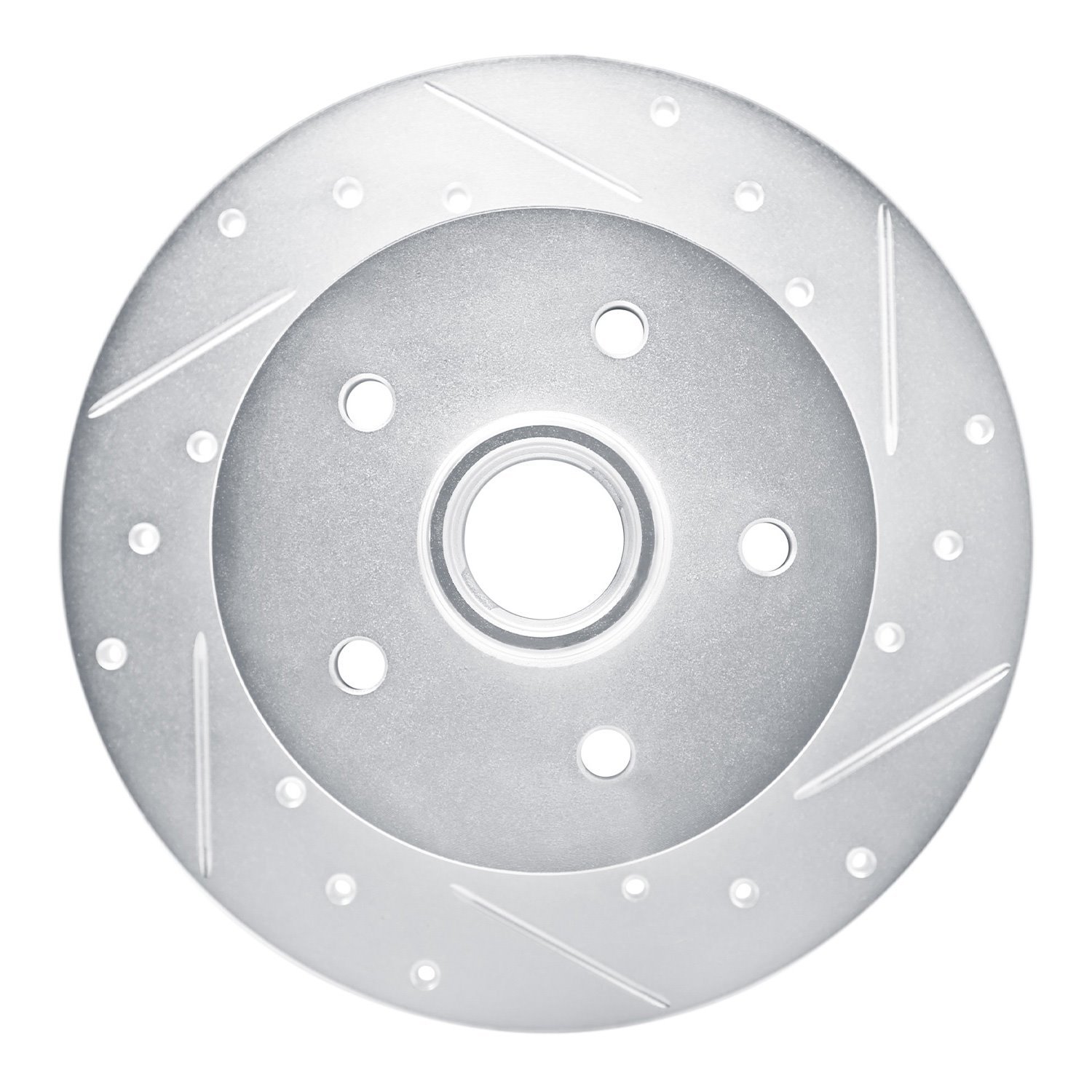 631-74039R Drilled/Slotted Brake Rotor [Silver], 1986-1991 Audi/Volkswagen, Position: Front Right