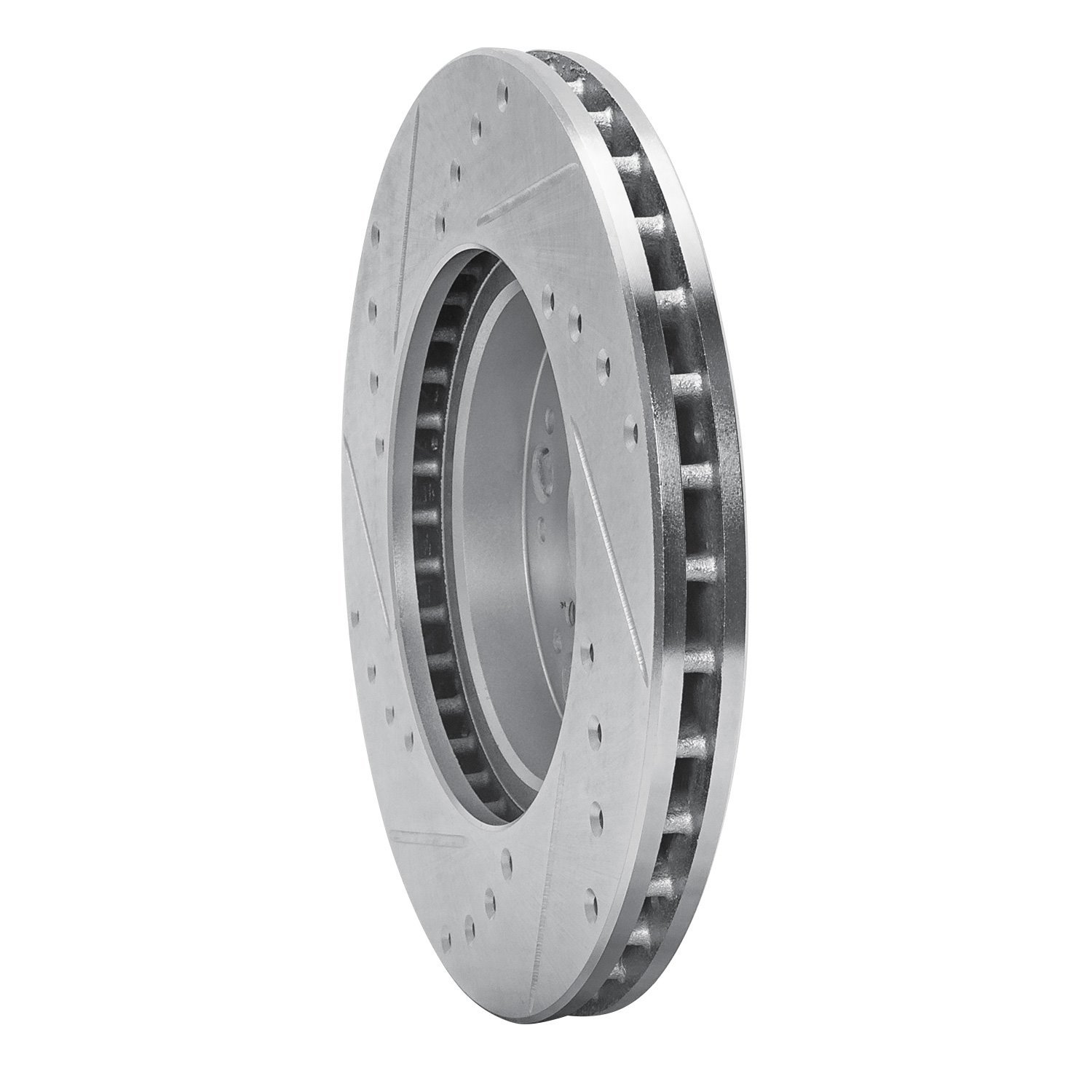 631-75000R Drilled/Slotted Brake Rotor [Silver], 1990-1990 Lexus/Toyota/Scion, Position: Front Right