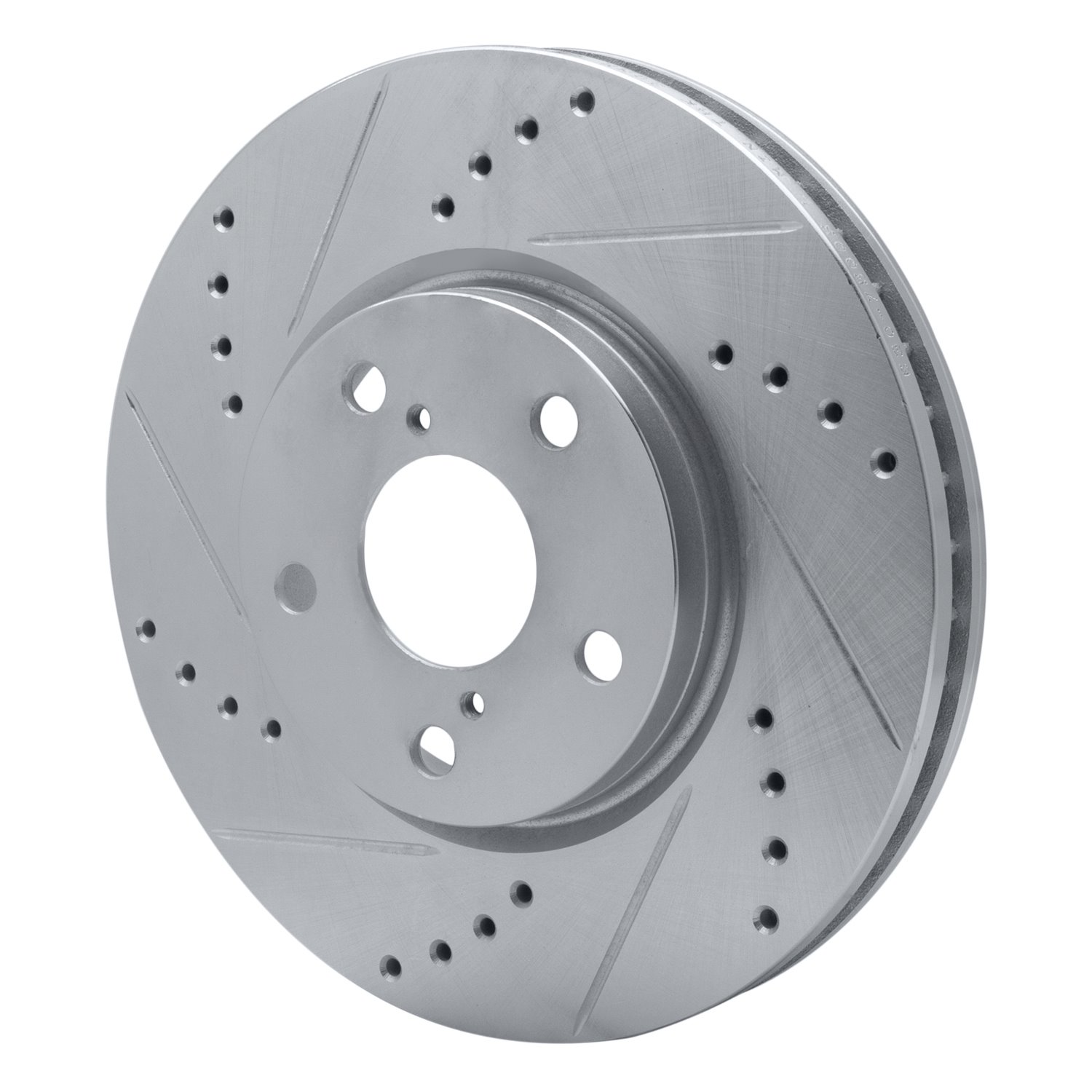 631-75005L Drilled/Slotted Brake Rotor [Silver], 1992-2010 Lexus/Toyota/Scion, Position: Front Left