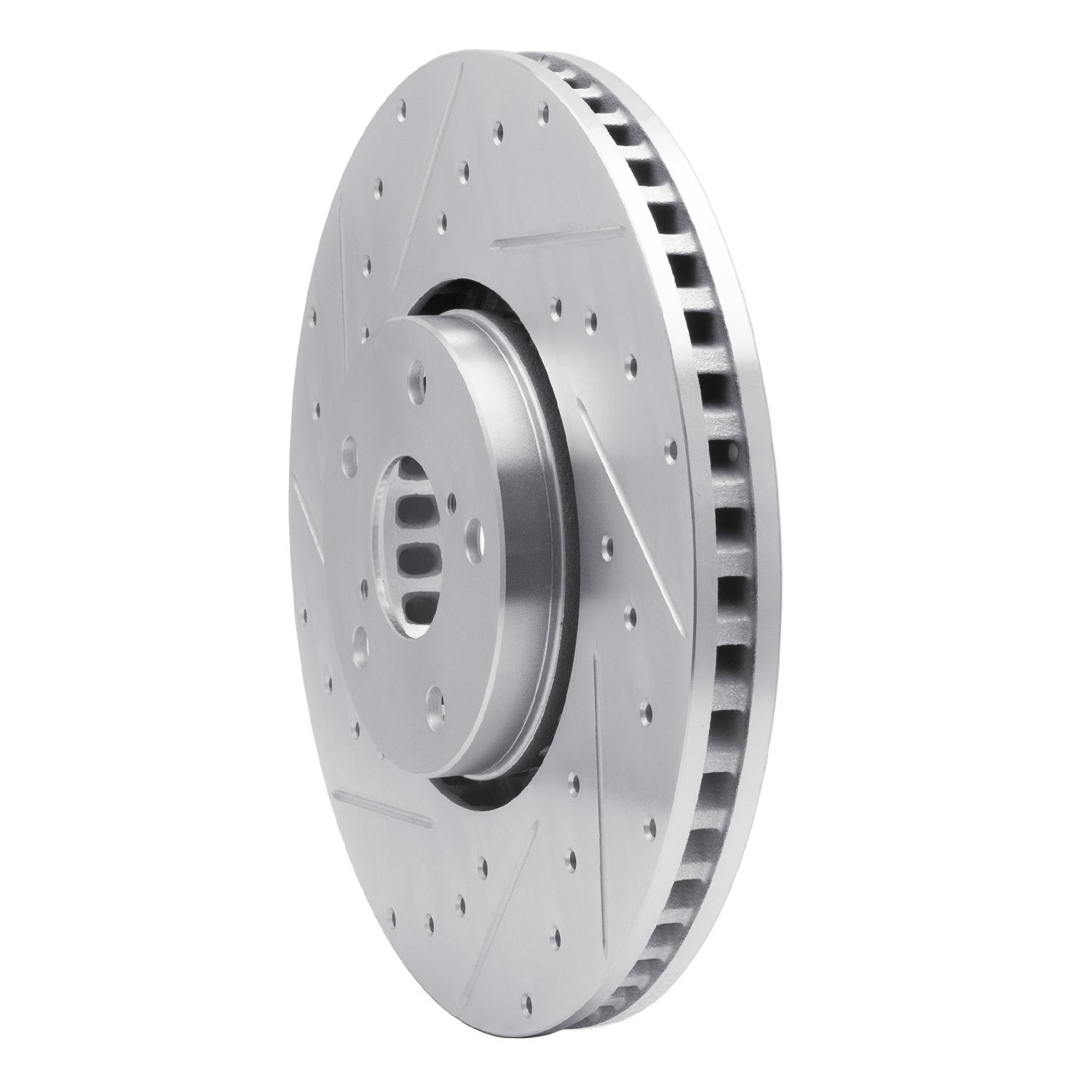 631-75011D Drilled/Slotted Brake Rotor [Silver], 2006-2020 Lexus/Toyota/Scion, Position: Right Front