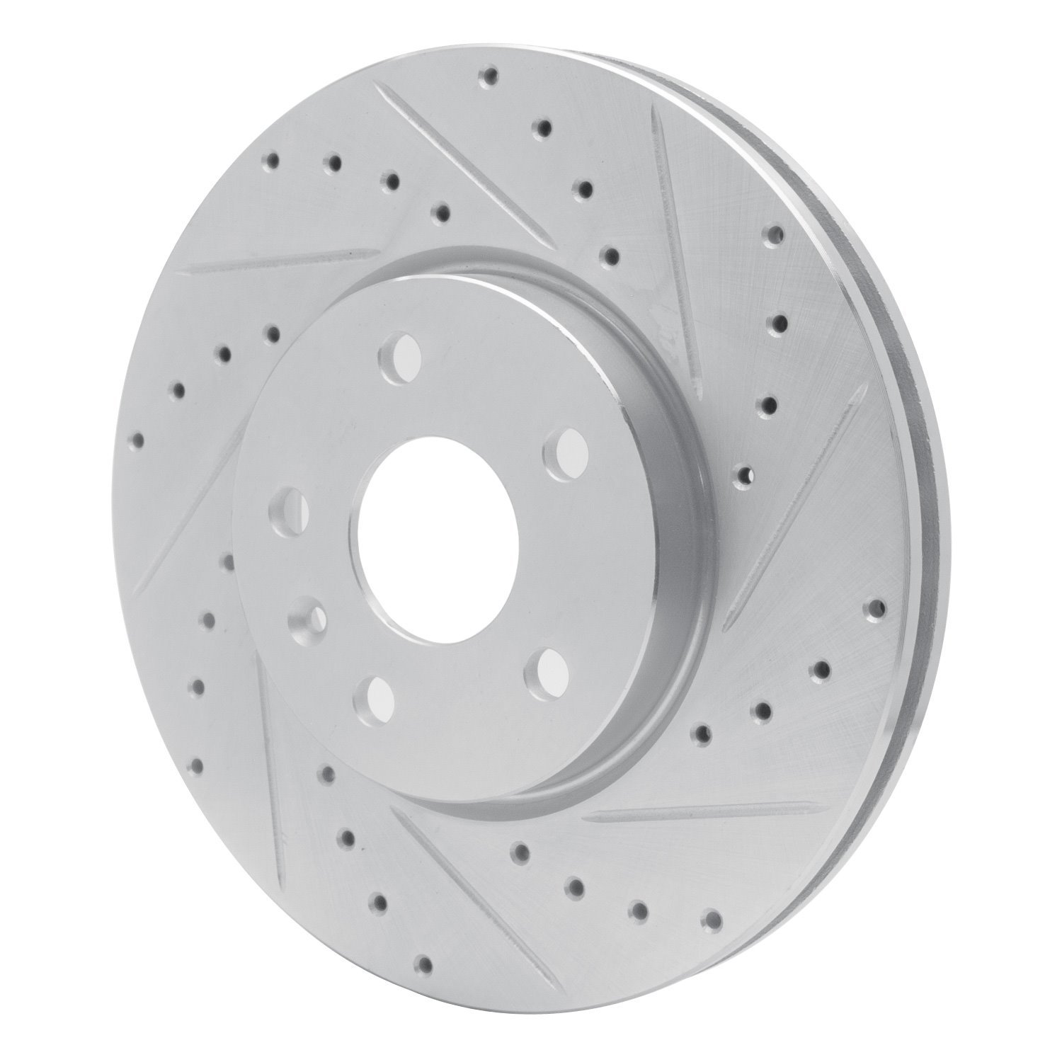 631-75016R Drilled/Slotted Brake Rotor [Silver], 2006-2015 Lexus/Toyota/Scion, Position: Rear Right