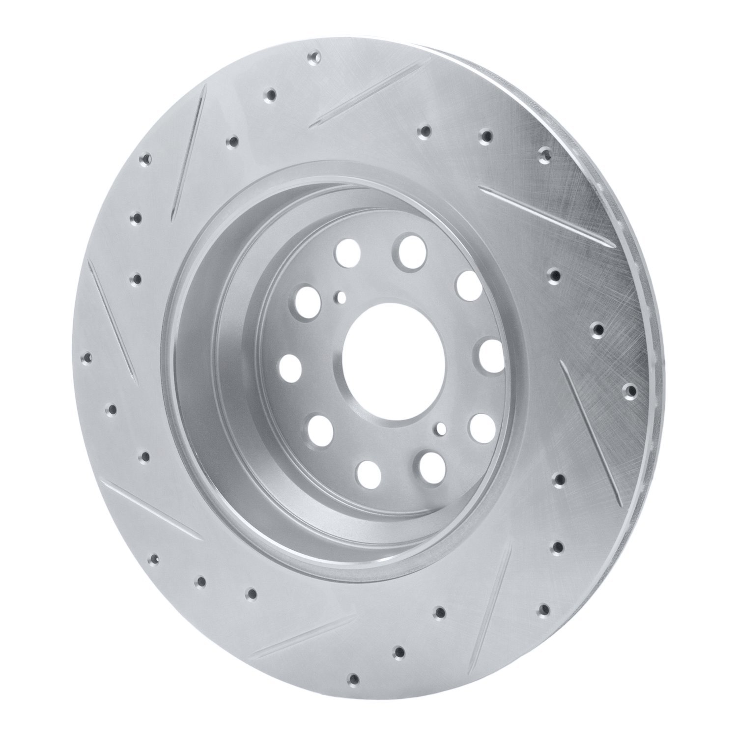 631-75022D Drilled/Slotted Brake Rotor [Silver], 2007-2017 Lexus/Toyota/Scion, Position: Rear Right