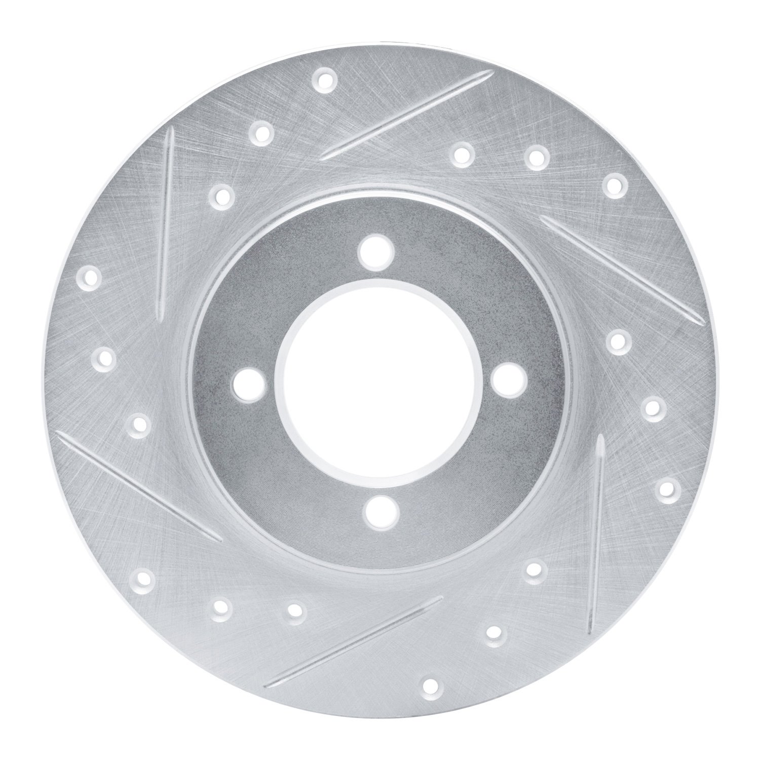 631-76006L Drilled/Slotted Brake Rotor [Silver], 1980-1983 Lexus/Toyota/Scion, Position: Front Left