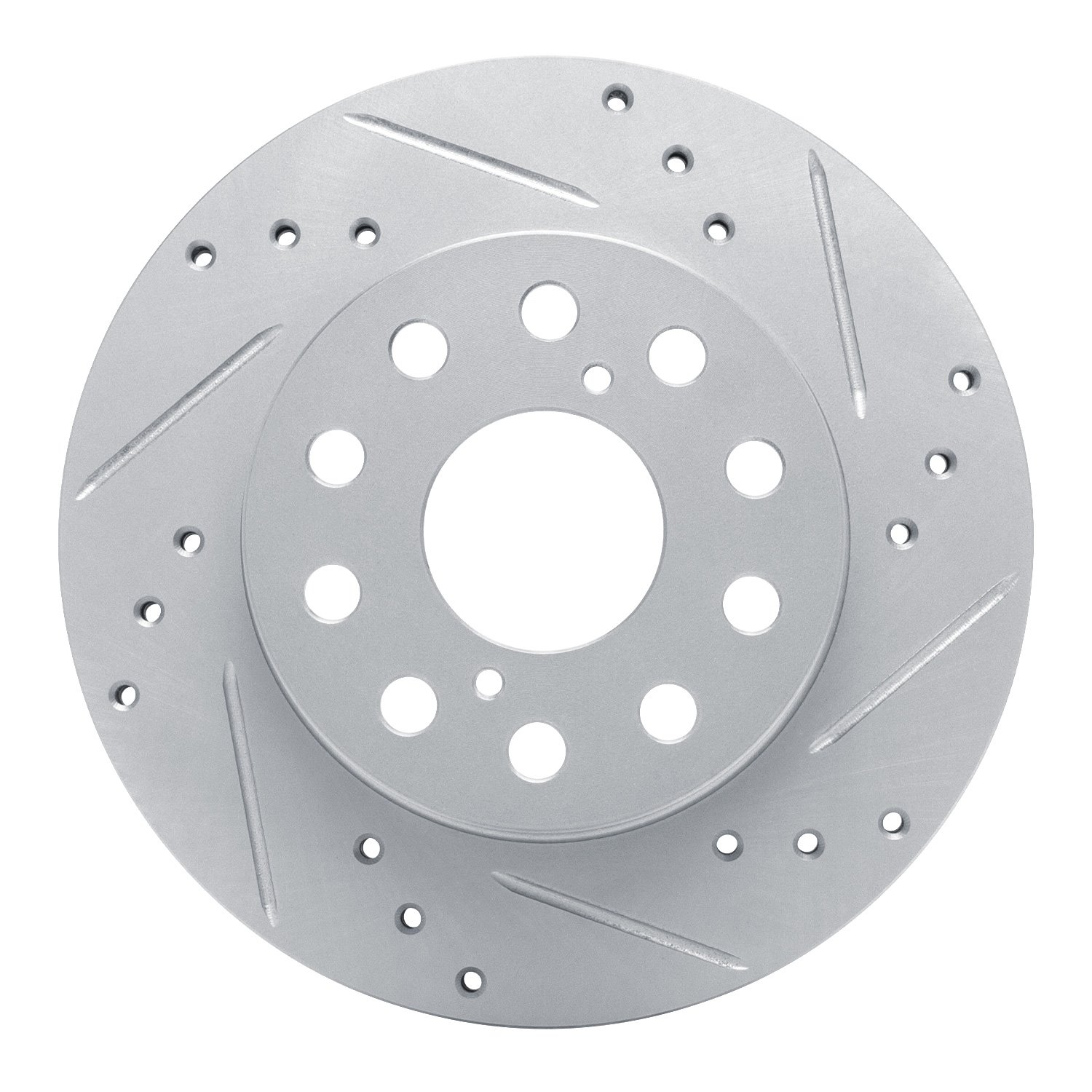 631-76048R Drilled/Slotted Brake Rotor [Silver], 1991-1995 Lexus/Toyota/Scion, Position: Rear Right