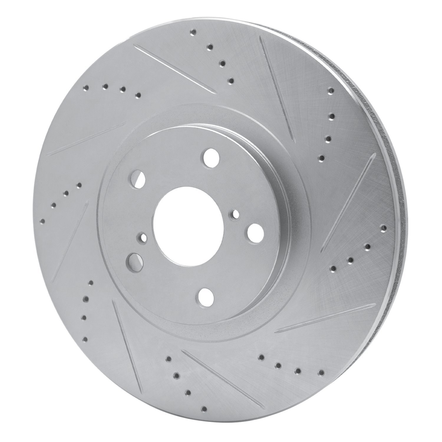 631-76063D Drilled/Slotted Brake Rotor [Silver], 1993-1998 Lexus/Toyota/Scion, Position: Right Front