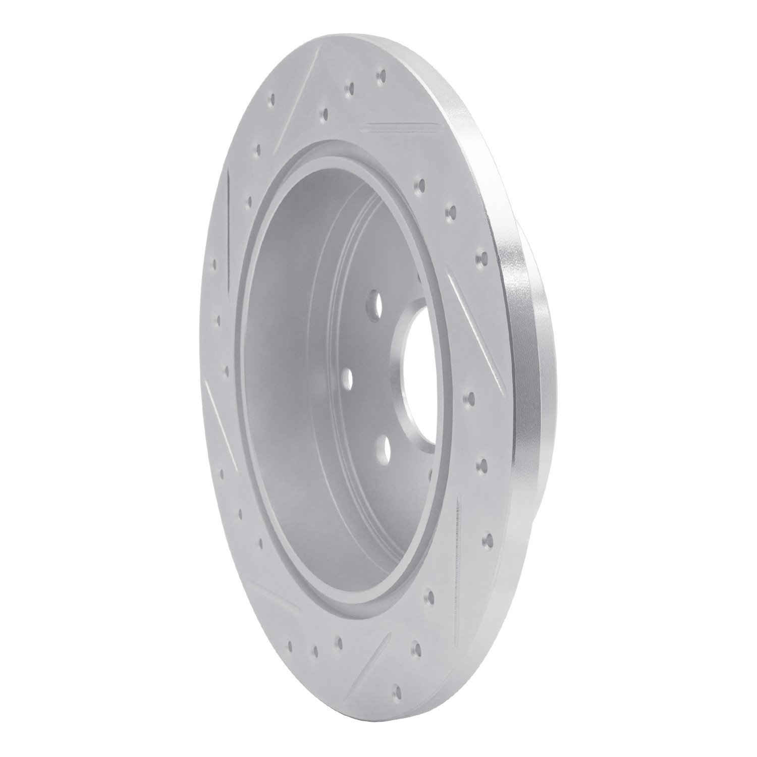 631-76089R Drilled/Slotted Brake Rotor [Silver], 2012-2020 Lexus/Toyota/Scion, Position: Rear Right