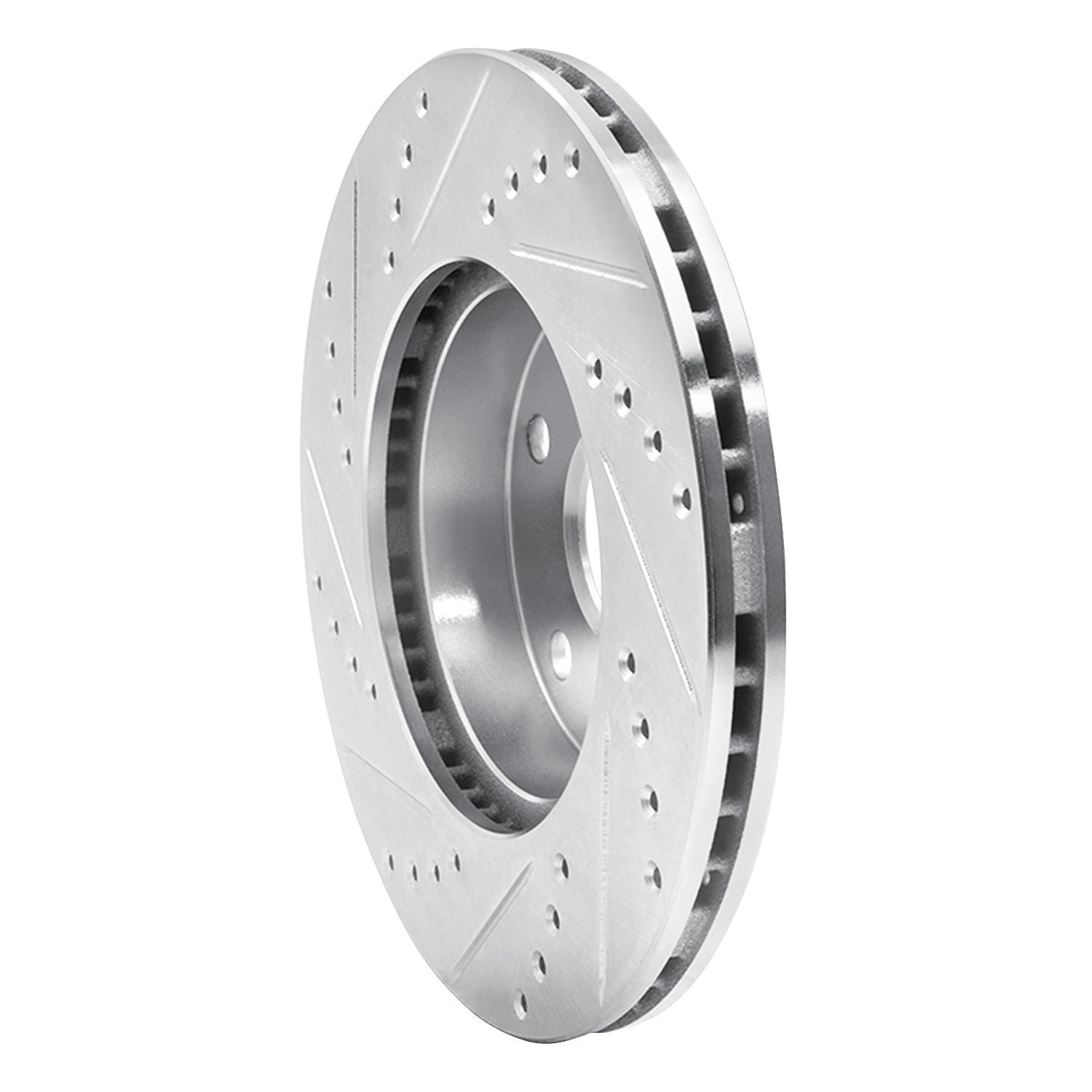 631-76109R Drilled/Slotted Brake Rotor [Silver], 1991-1997 Lexus/Toyota/Scion, Position: Front Right