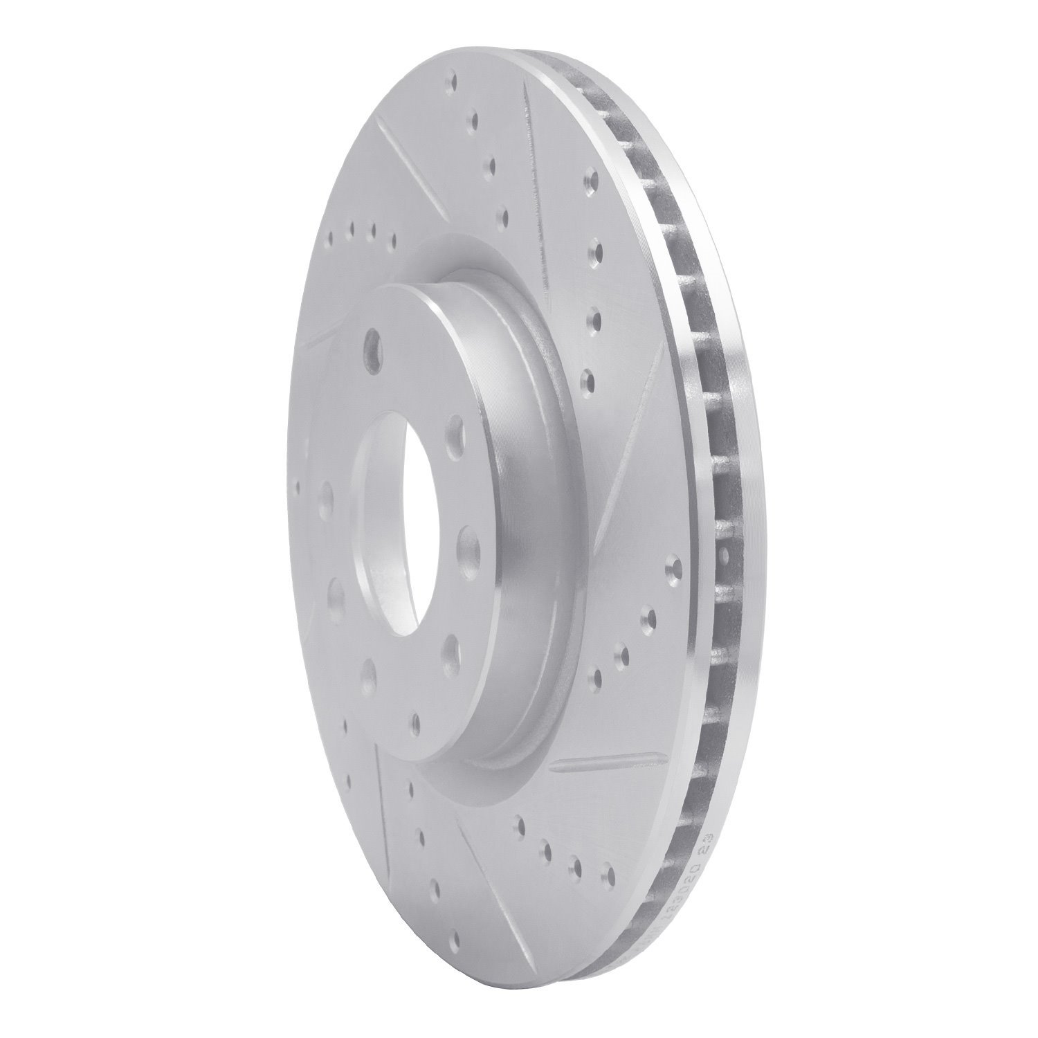 631-80042R Drilled/Slotted Brake Rotor [Silver], 2004-2008 Ford/Lincoln/Mercury/Mazda, Position: Front Right