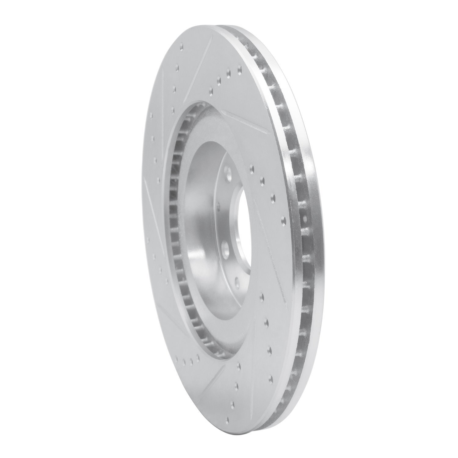 Drilled/Slotted Brake Rotor [Silver], 2004-2011