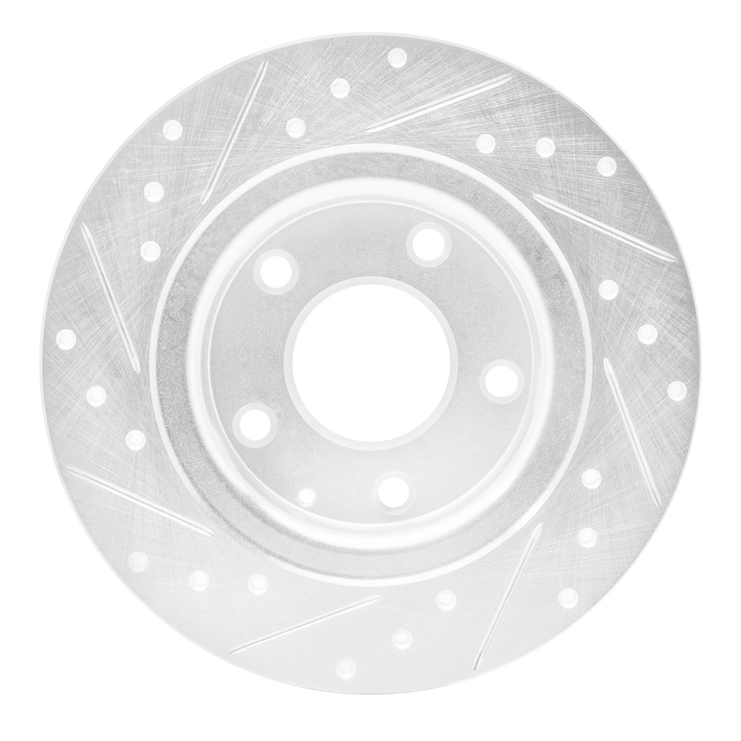 Drilled/Slotted Brake Rotor [Silver], 2014-2021