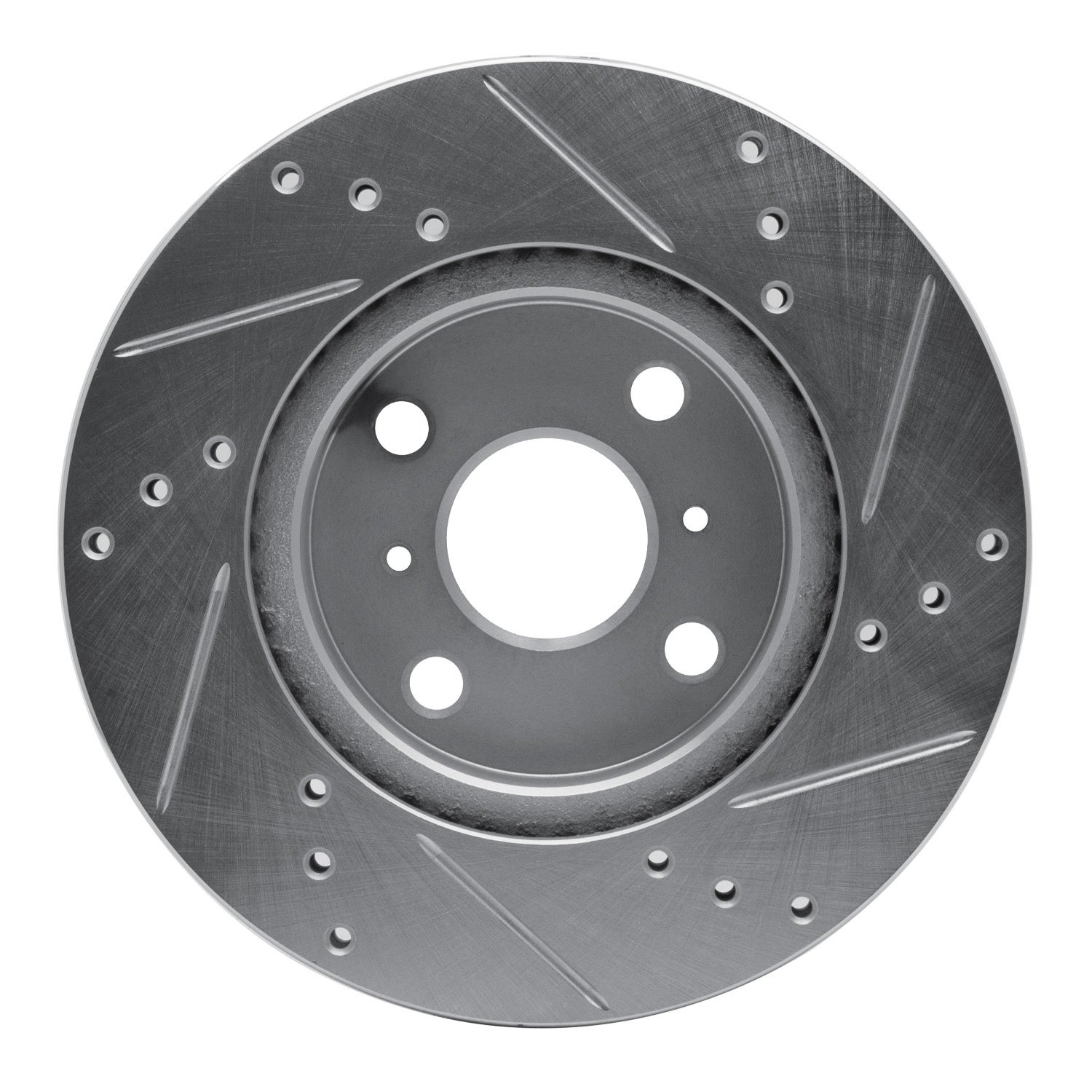 631-91001L Drilled/Slotted Brake Rotor [Silver], 2012-2015 Lexus/Toyota/Scion, Position: Front Left