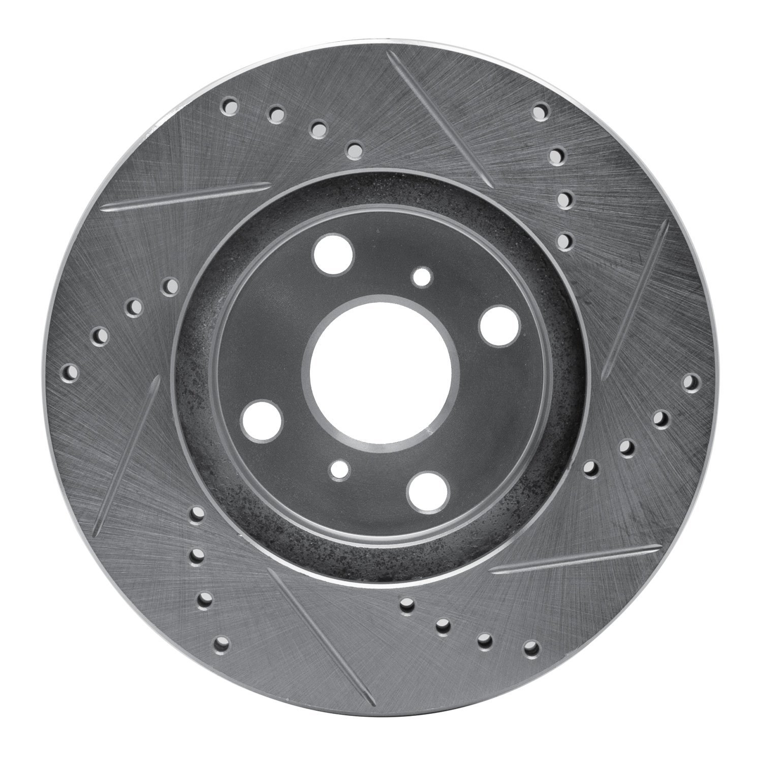 631-91002L Drilled/Slotted Brake Rotor [Silver], 2004-2006 Lexus/Toyota/Scion, Position: Front Left