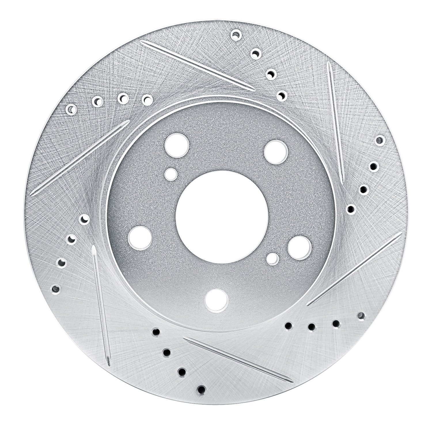 631-92042R Drilled/Slotted Brake Rotor [Silver], 2013-2018 Lexus/Toyota/Scion, Position: Front Right